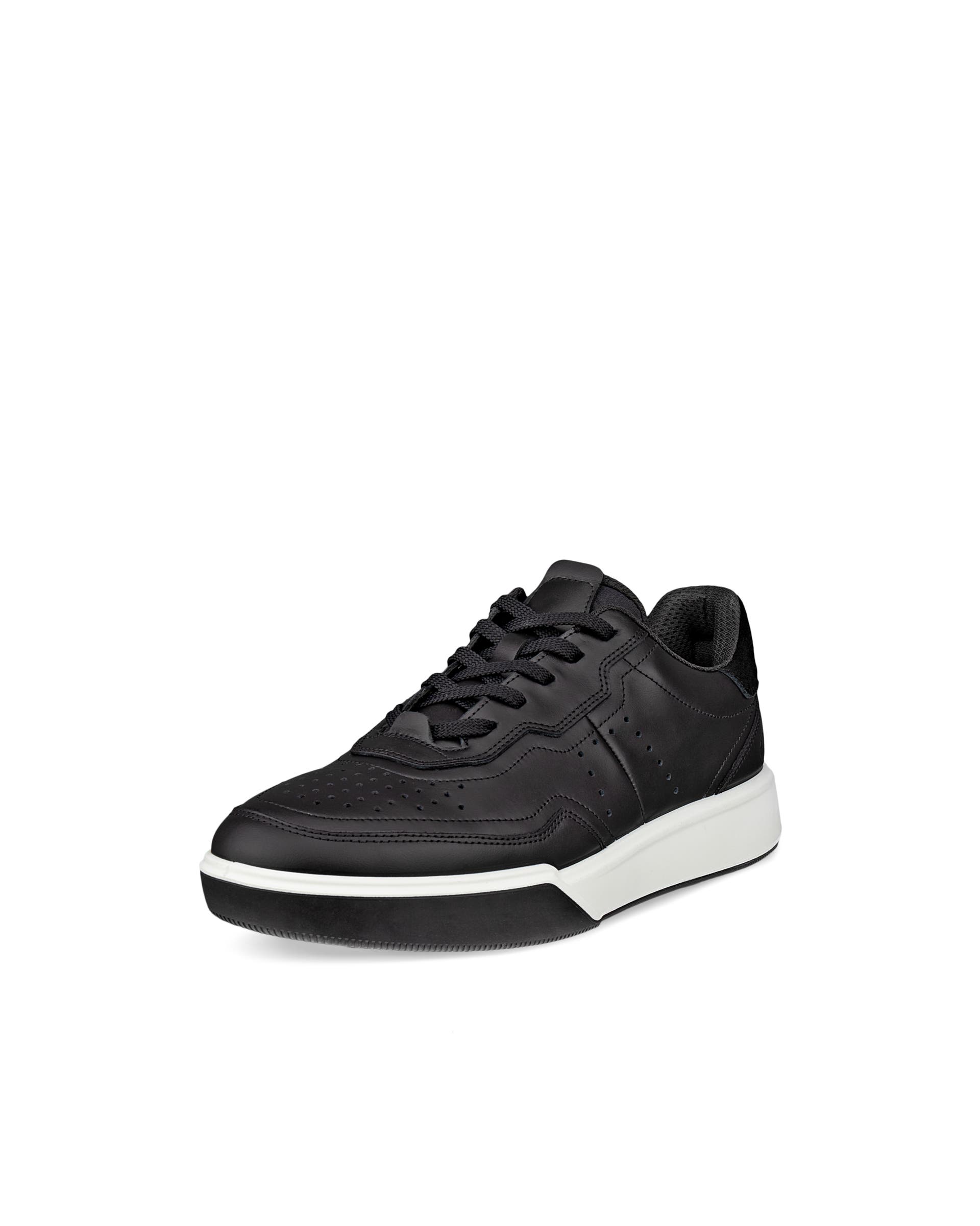 ECCO® STREET COURT Skinnsneaker dam - Svart - Main