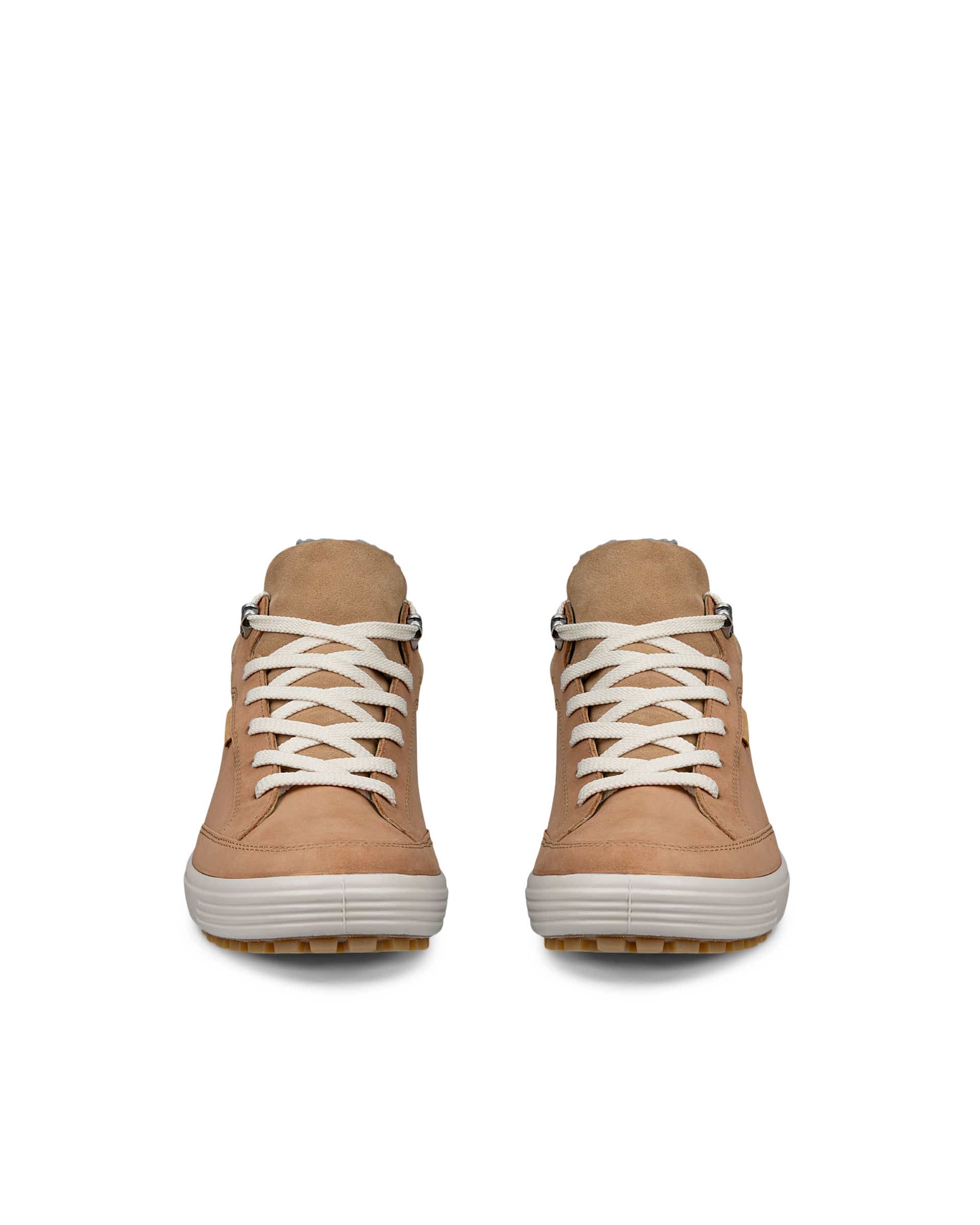 ECCO® Soft 7 Tred női Gore-Tex közepesen magasszárú nubuk csizma - Barna - Front pair