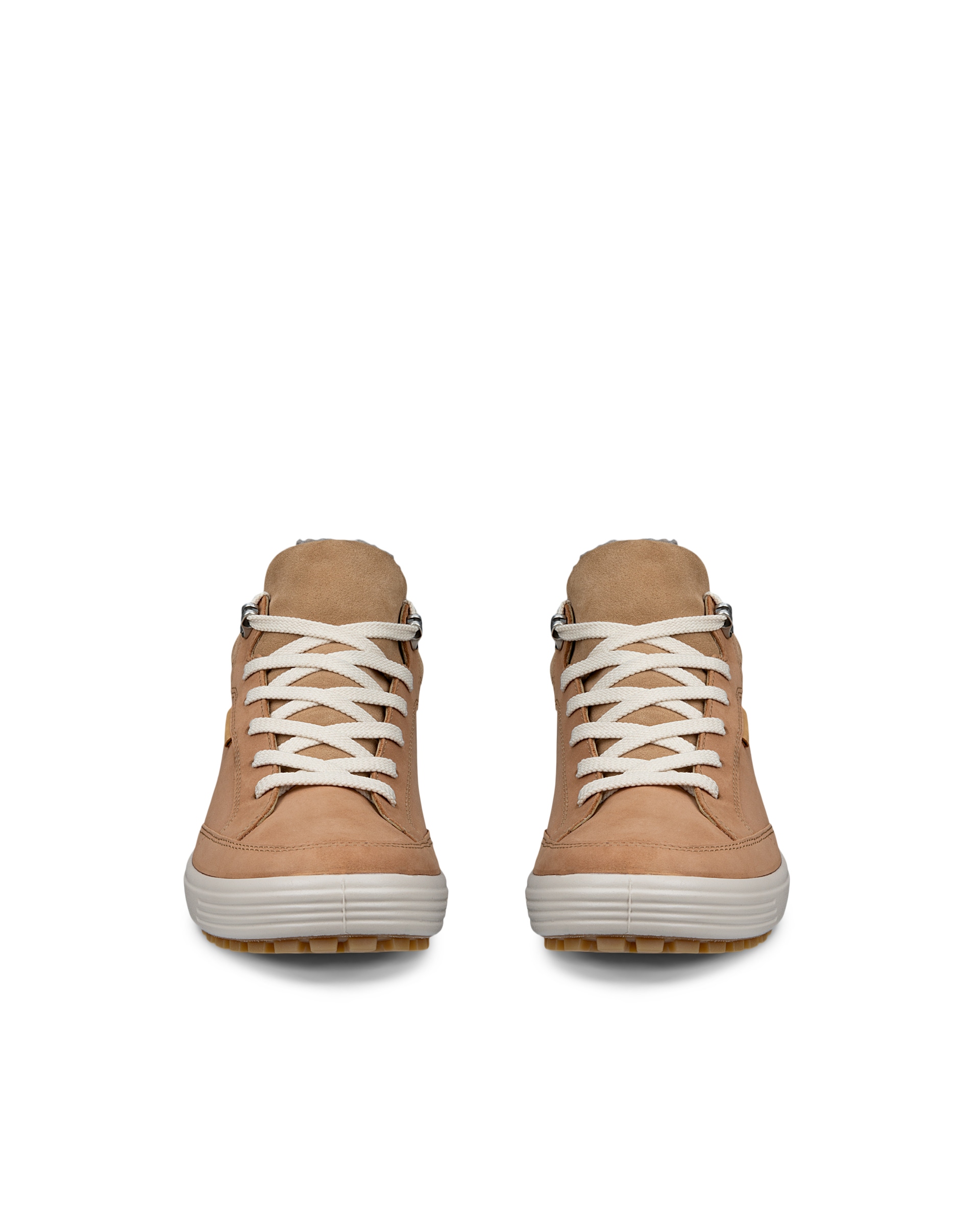 ECCO® Soft 7 Tred női Gore-Tex közepesen magasszárú nubuk csizma - Barna - Front pair