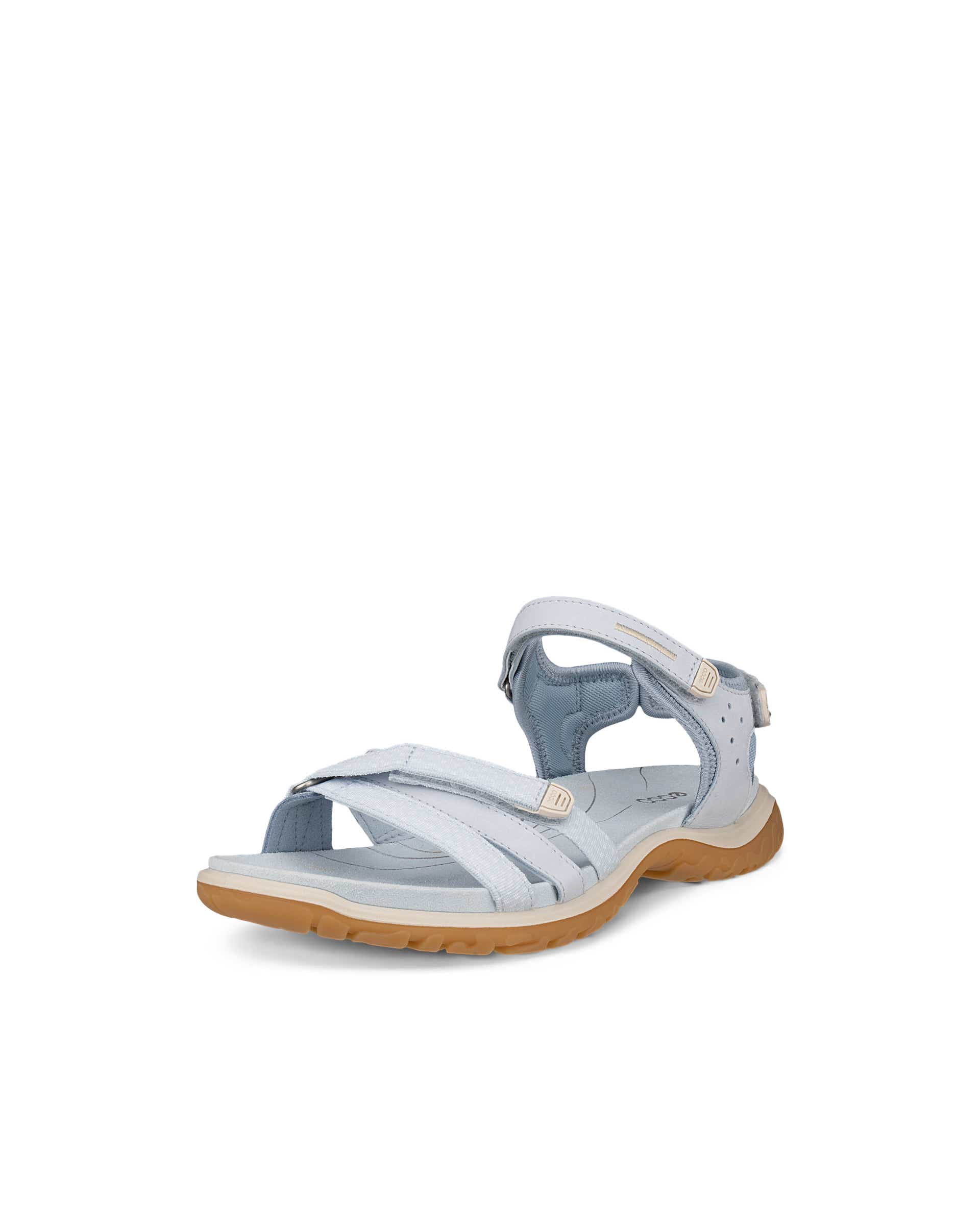 Sandálias duas tiras nobuck mulher ECCO® Offroad Roam - Azul - Main