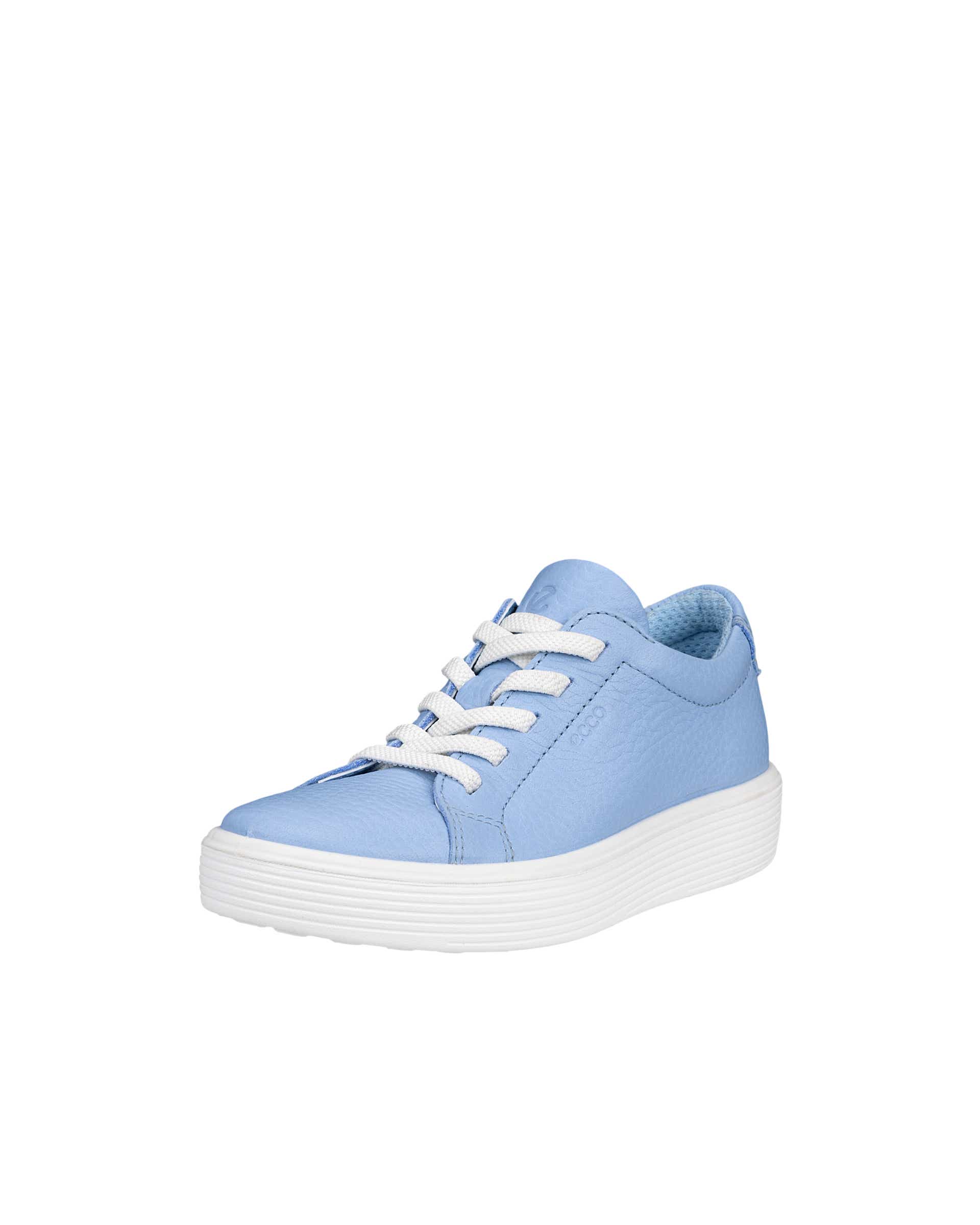 ECCO® Soft 60 baskets en cuir pour enfant - Bleu - Main