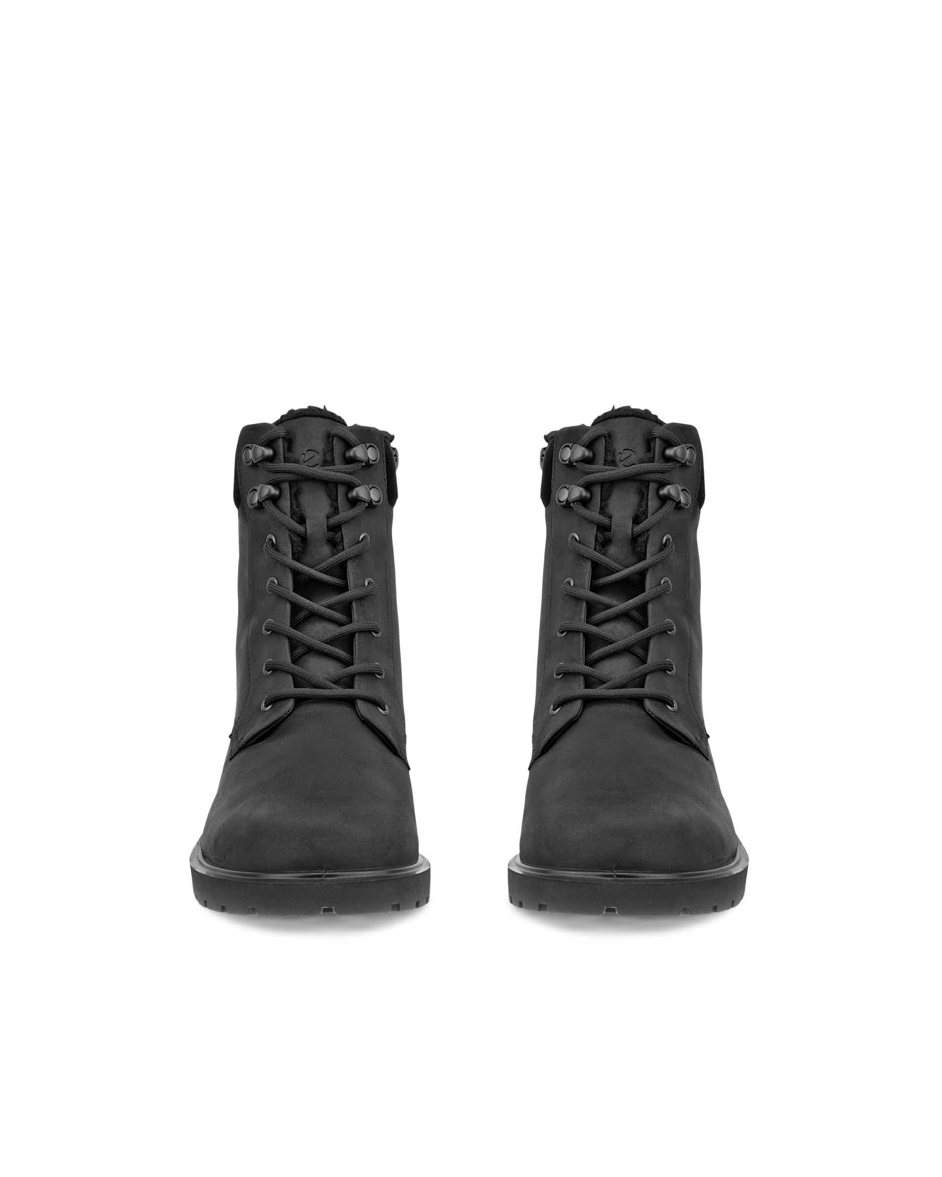 ECCO® METROPOLE VIENNA Damen Winterstiefel aus Nubukleder - Schwarz - Front pair