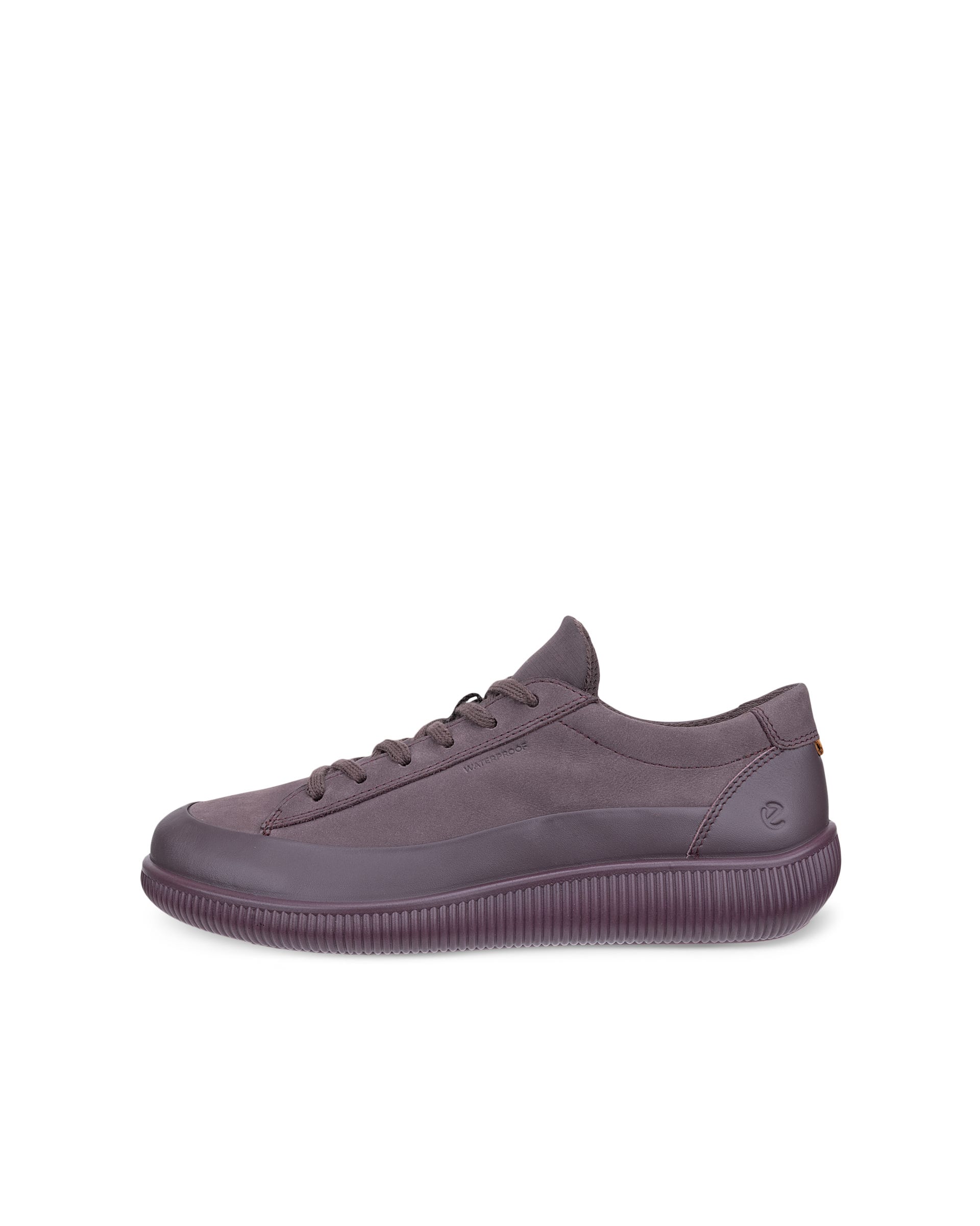 ECCO® SOFT ZERO chaussures imperméable en nubuck pour femme - Violet - Outside