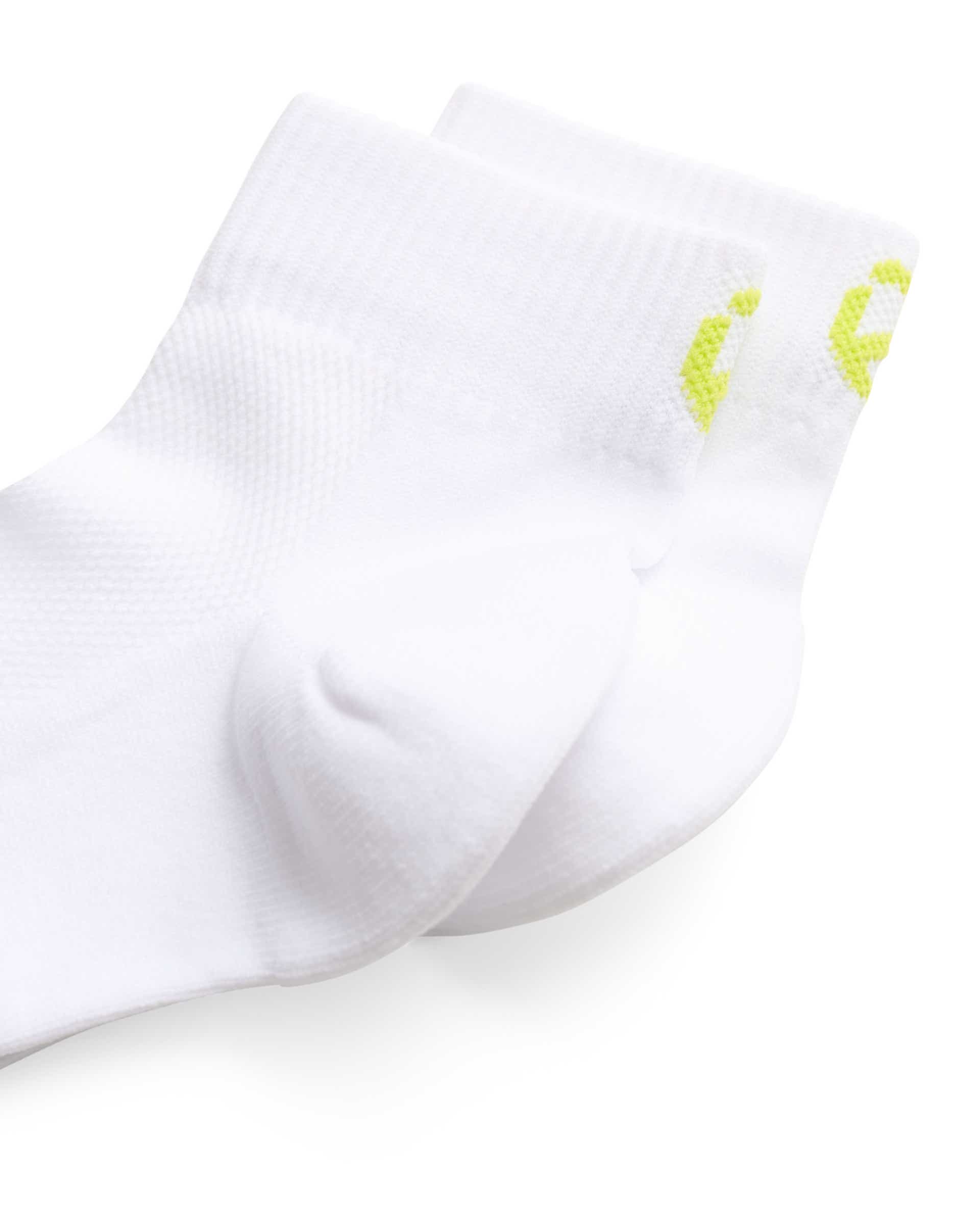 Unisex ECCO® ACTIVE EVERYDAY Ankle Socks - White - Birdeye