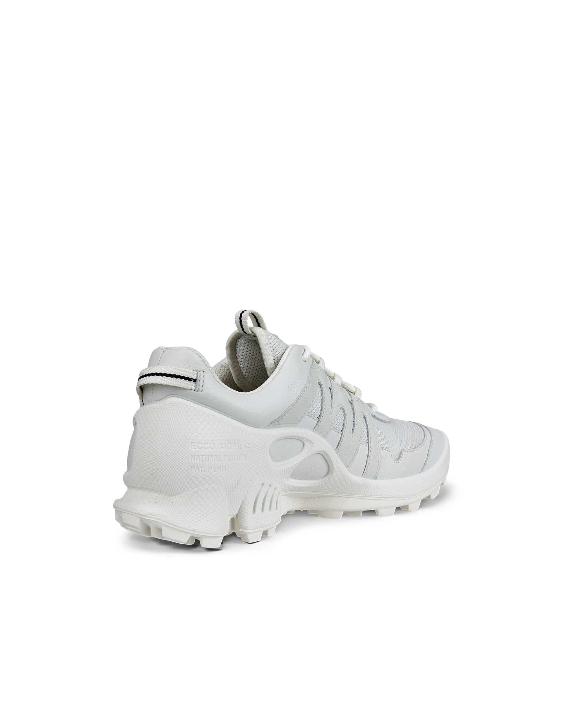 ECCO® Biom C-Trail baskets en cuir Gore-Tex pour femme - Blanc - Back