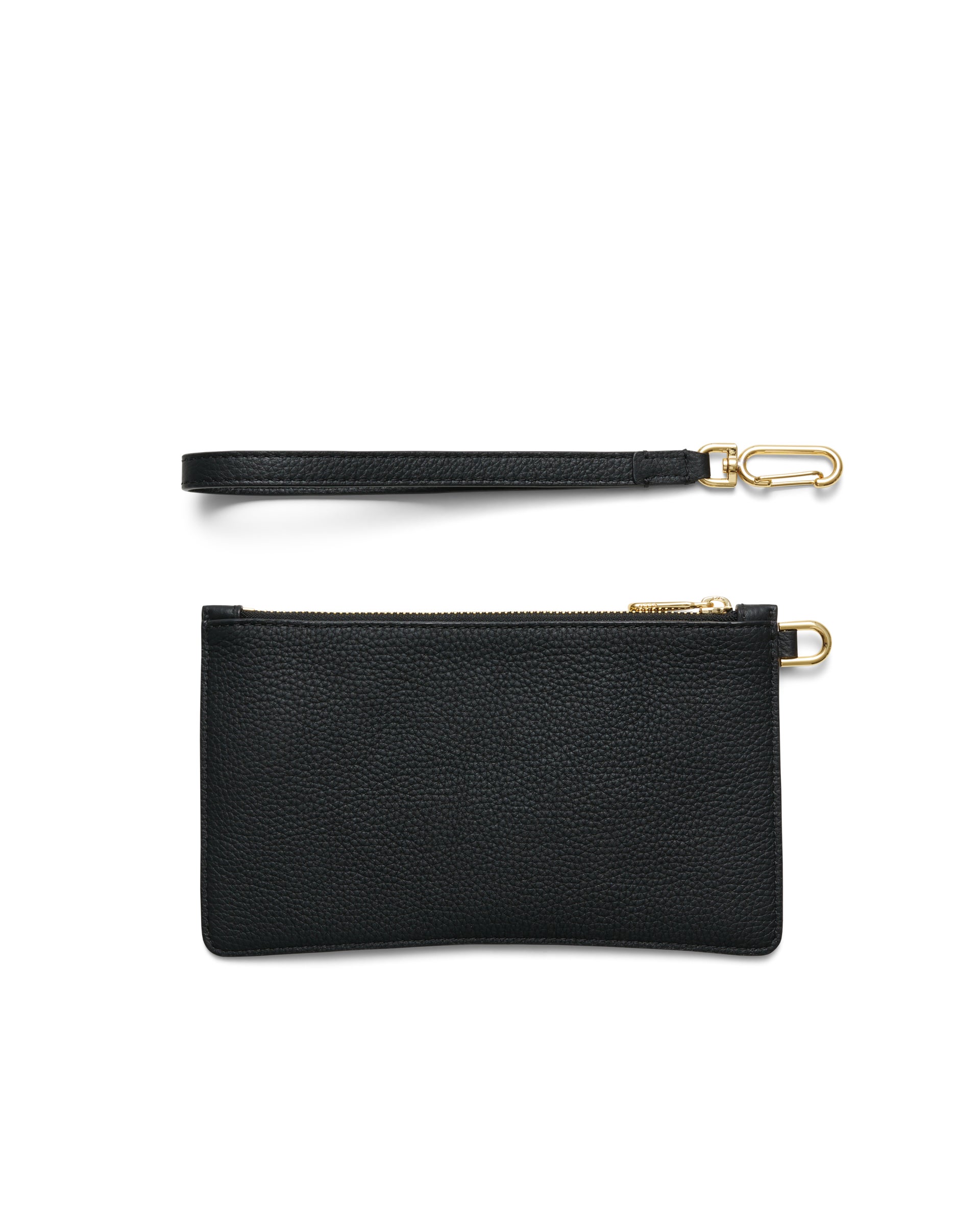 ECCO® Wristlet kožna ručna torbica - Crna - Back