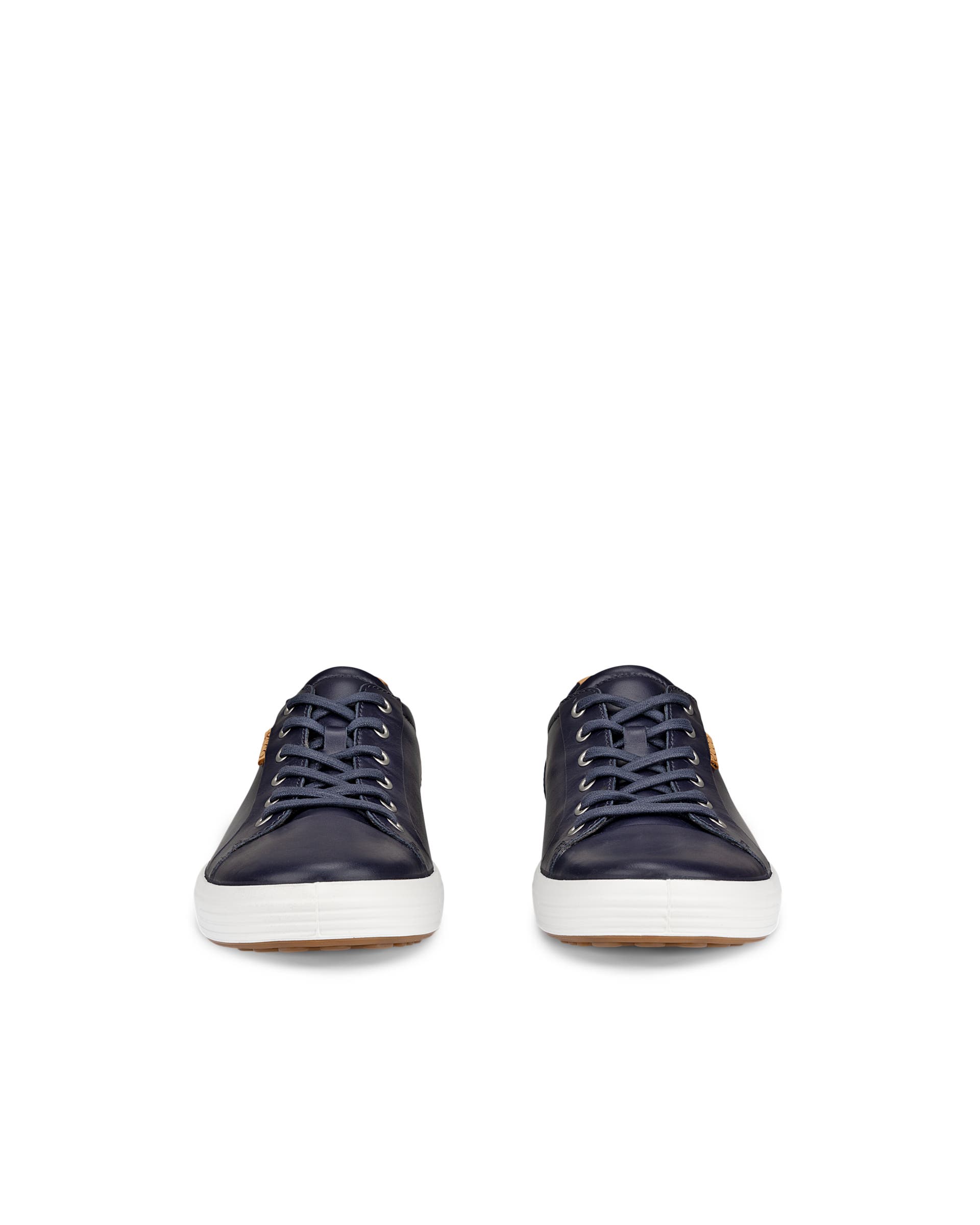 Pánské kožené tenisky ECCO® Soft 7 - Modrá - Front pair