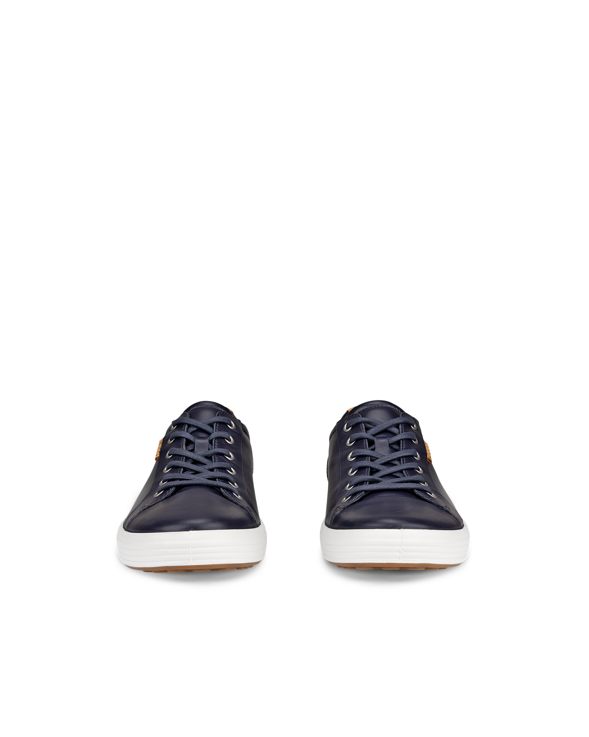 Pánské kožené tenisky ECCO® Soft 7 - Modrá - Front pair