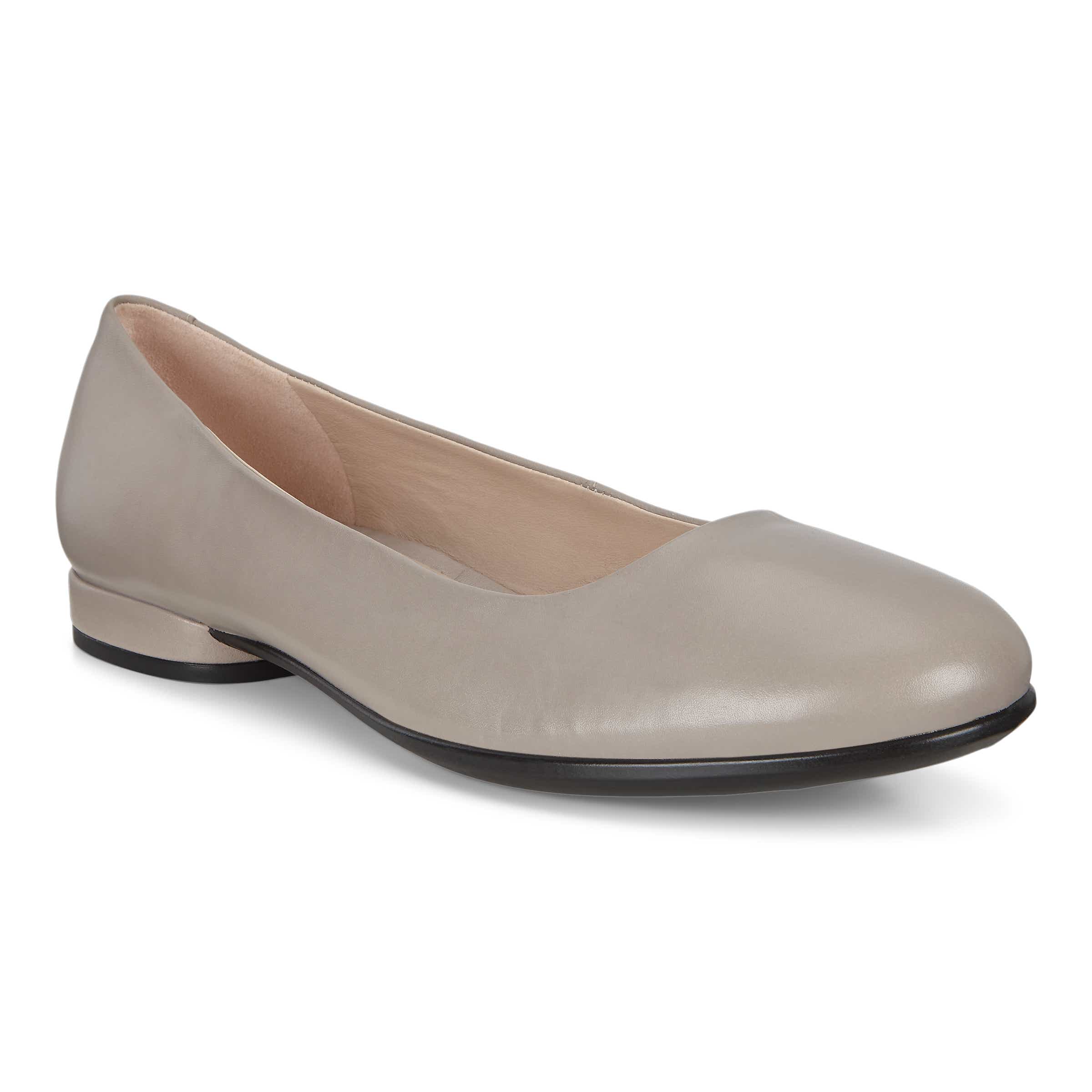 ECCO Women's Anine Ballerina Shoes - Grey - Main