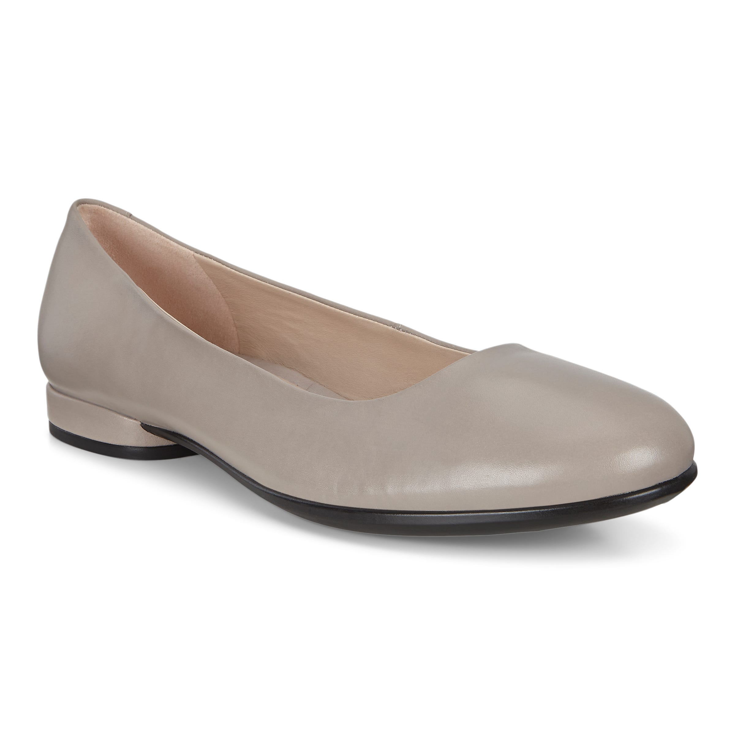 ECCO Women's Anine Ballerina Shoes - Grey - Main