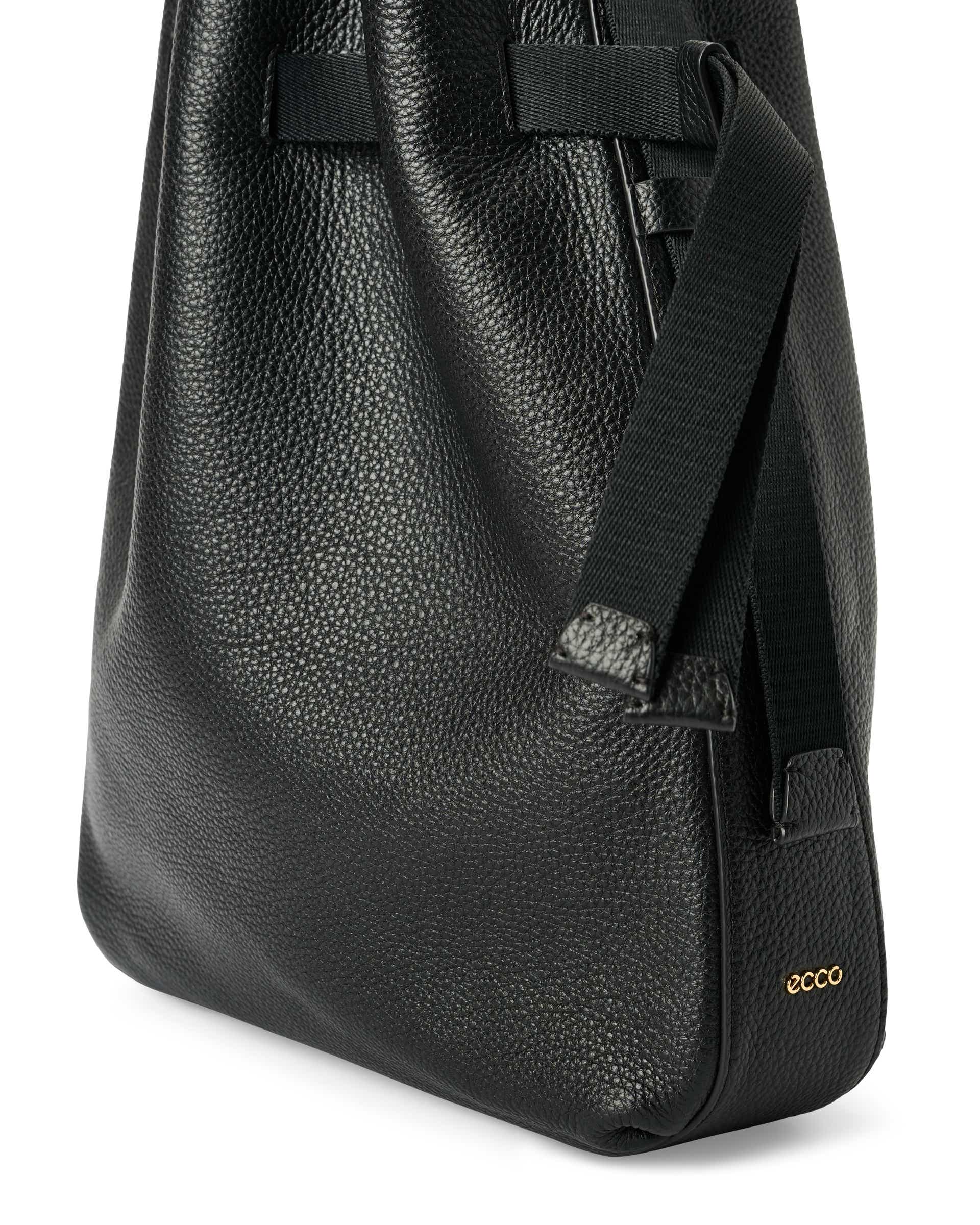 ECCO® Sail Sac hobo en cuir - Noir - Detail-2