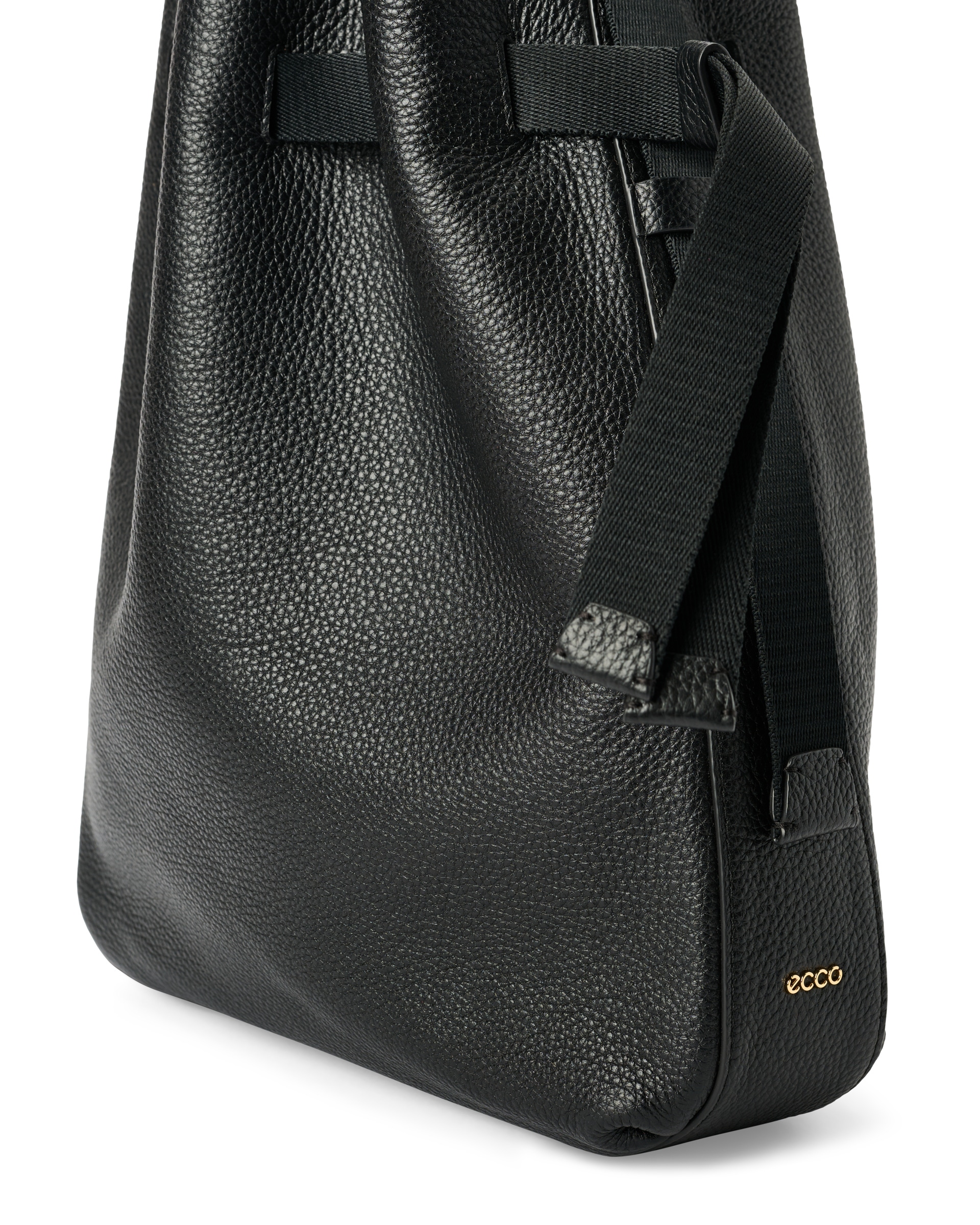 ECCO® Sail Sac hobo en cuir - Noir - Detail-2