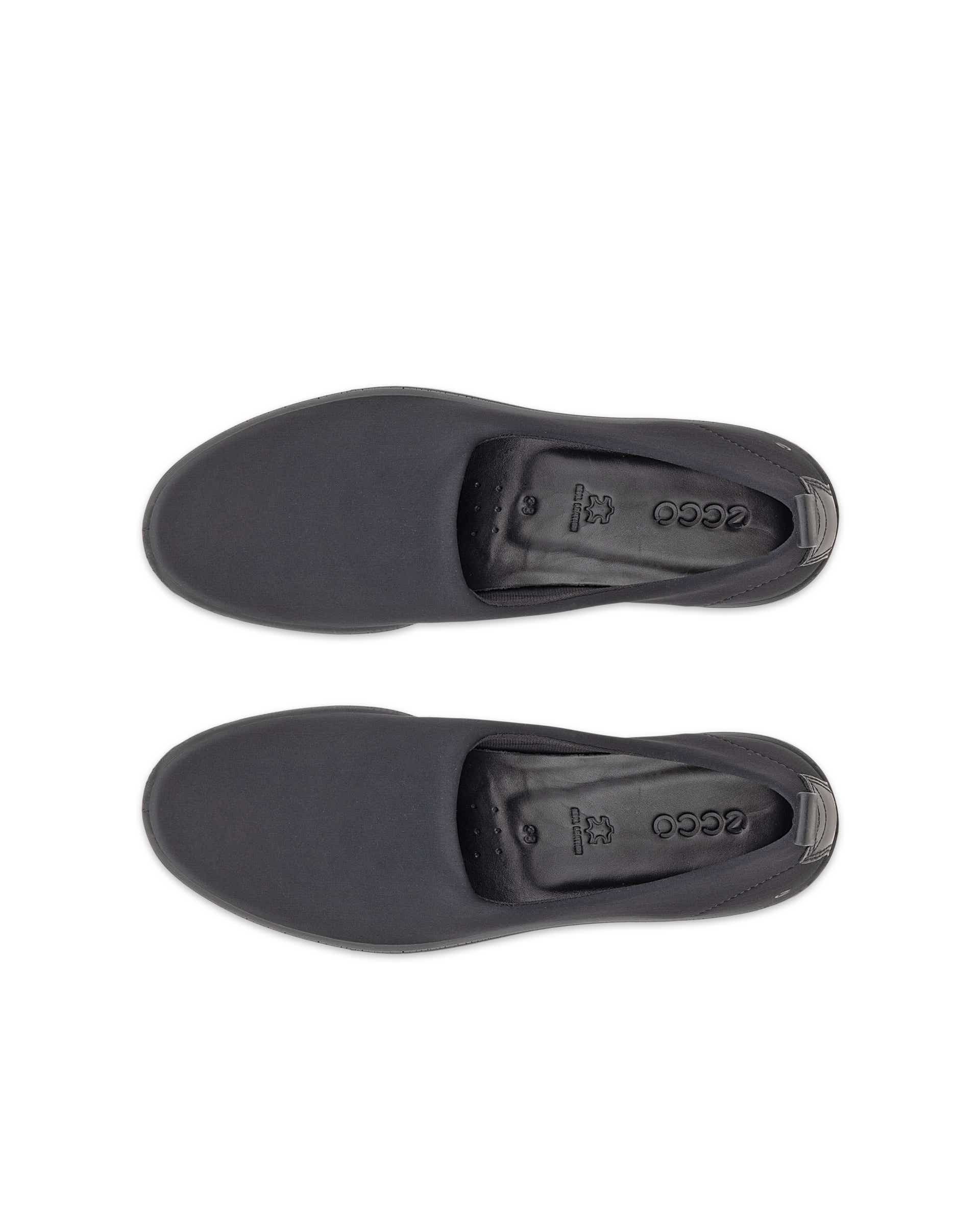 Dámská textilní nazouvací obuv ECCO® Bella - Černá - Top left pair