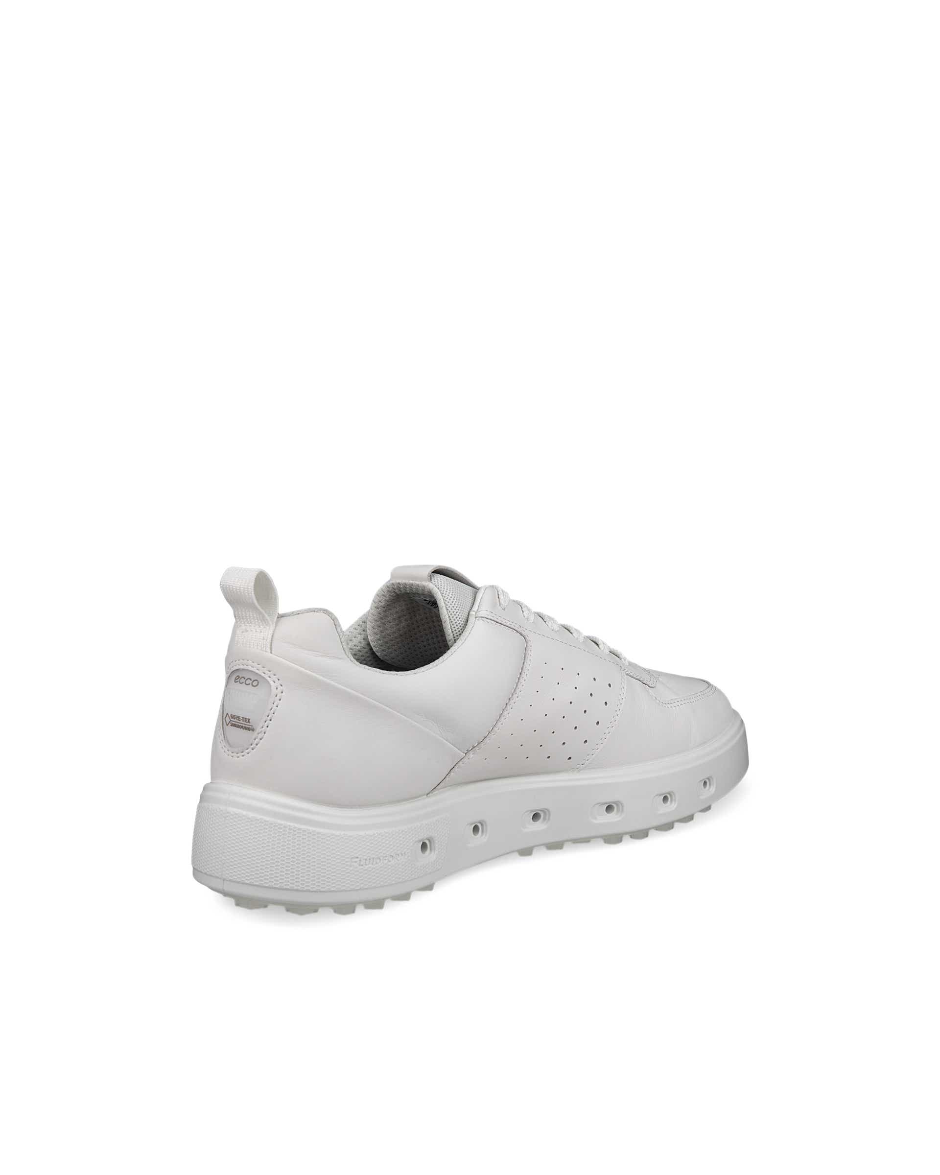 ECCO® Golf Street 720 férfi Gore-Tex bőr golfcipő - Fehér - Back