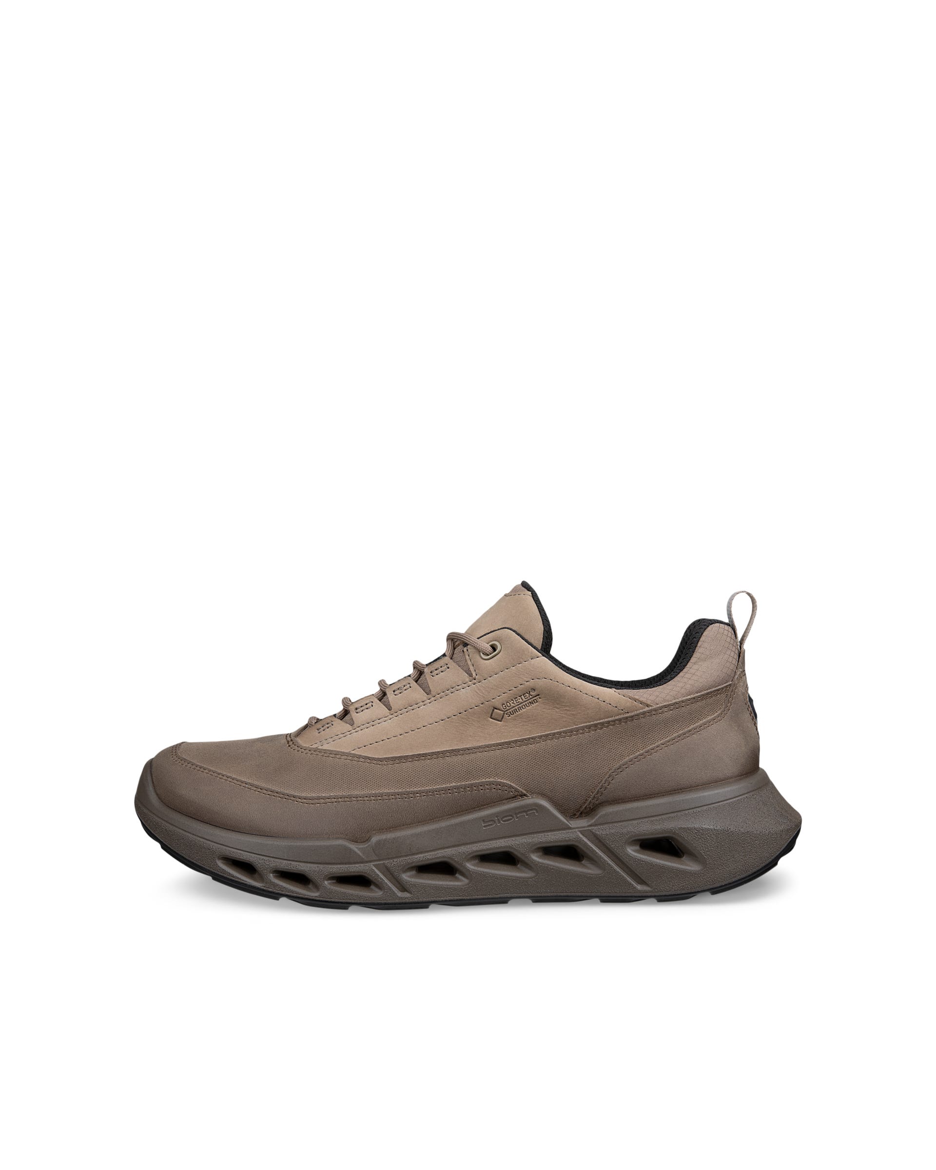 ECCO® BIOM 720 baskets en nubuck Gore-Tex pour homme - Beige - Outside