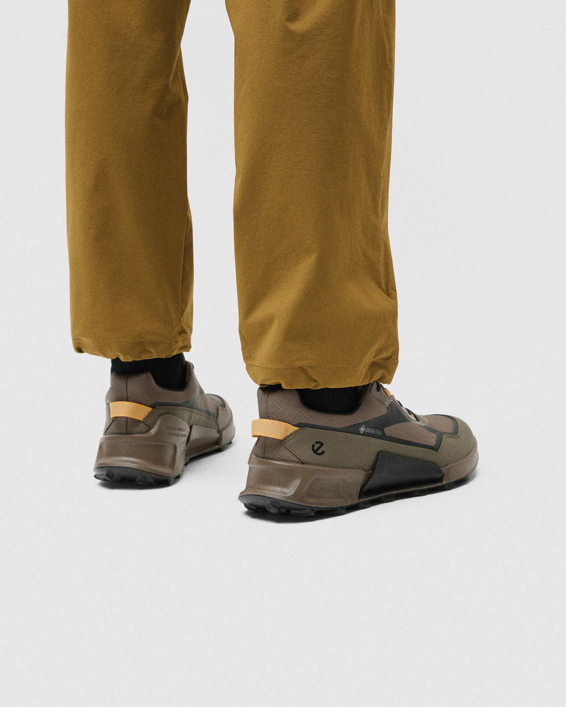 Męskie tekstylne buty trekingowe Gore-tex ECCO® BIOM 2.1 X MOUNTAIN - Brązowy - Lifestyle image-1