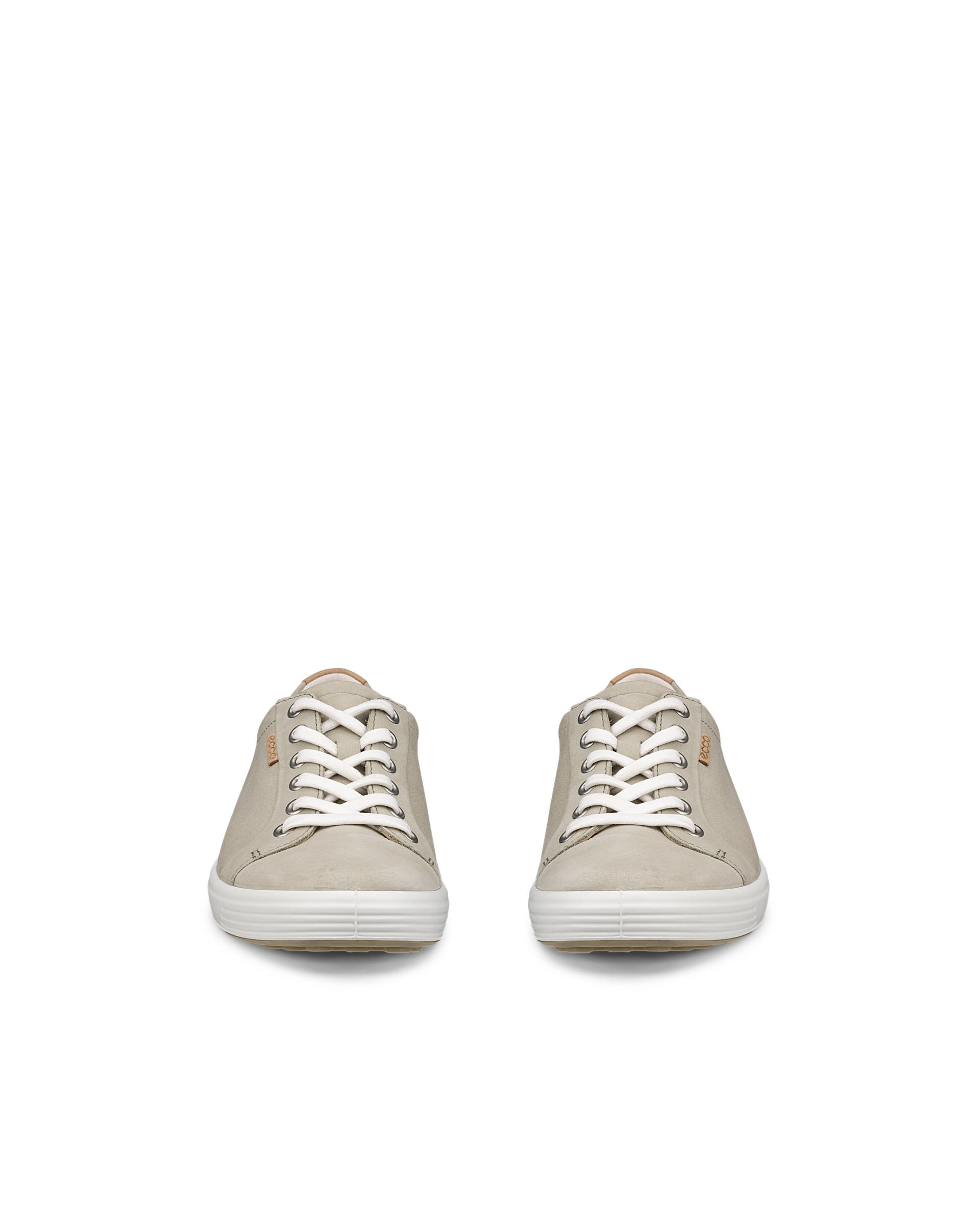 Women's ECCO® Soft 7 Leather Sneaker - Green - Front pair