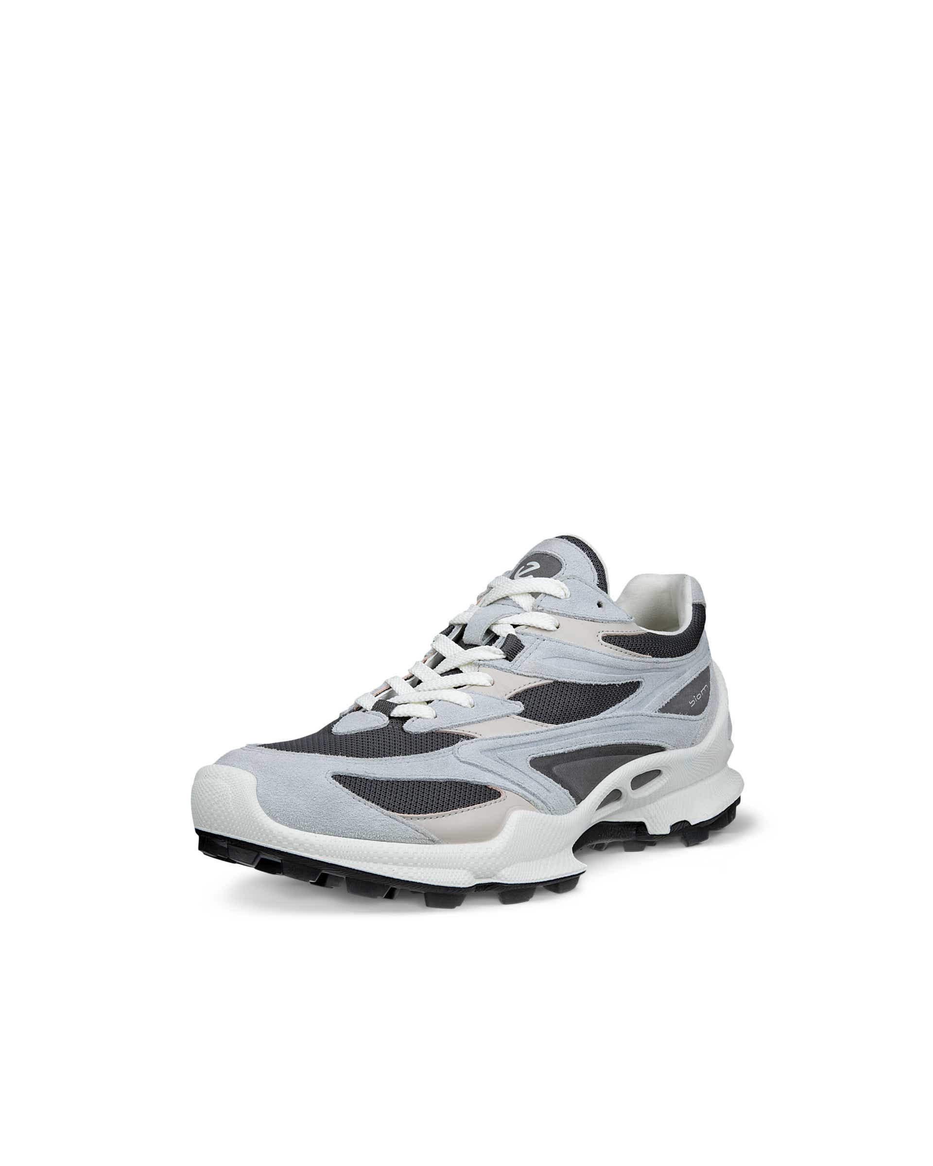 ECCO® BIOM C-TRAIL baskets en daim pour homme - Gris - Main