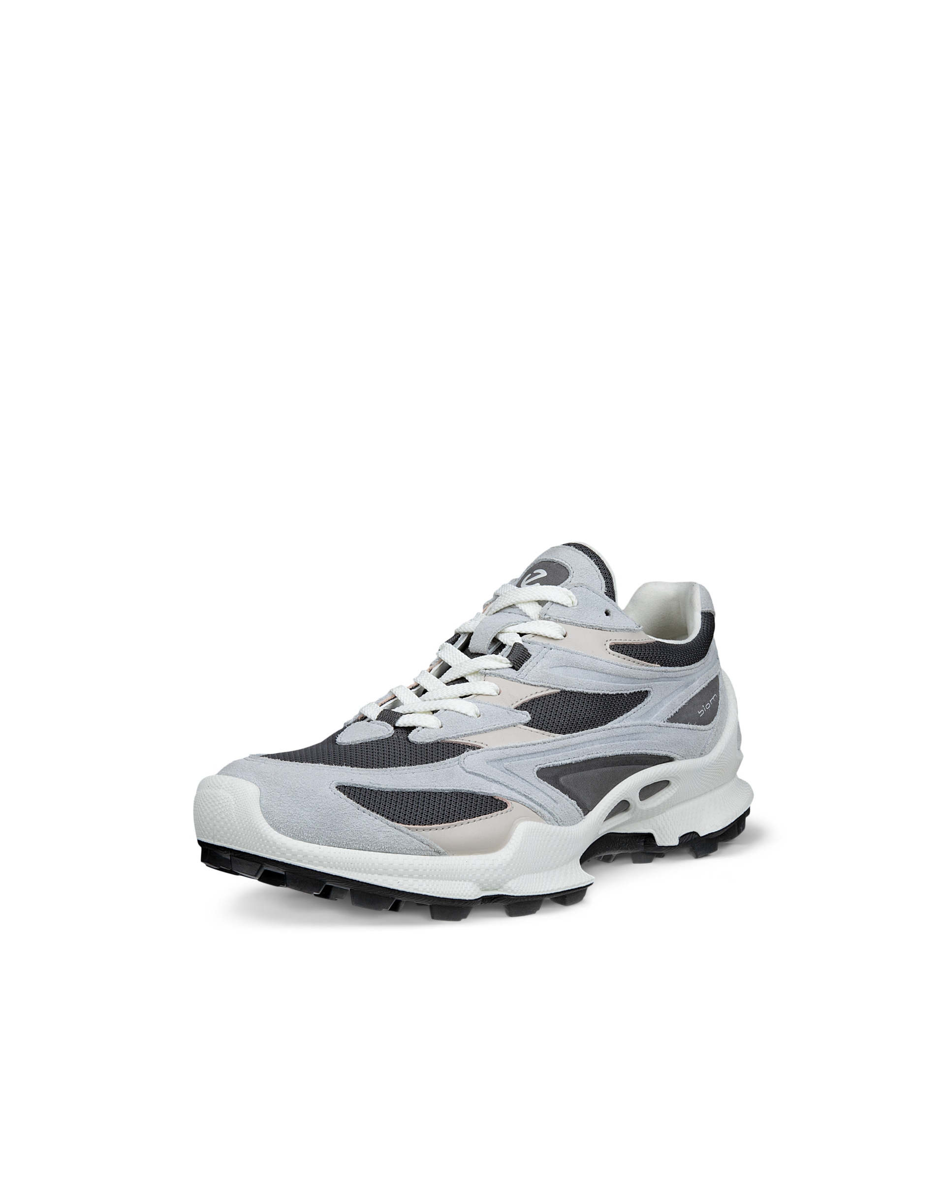 ECCO® BIOM C-TRAIL baskets en daim pour homme - Gris - Main