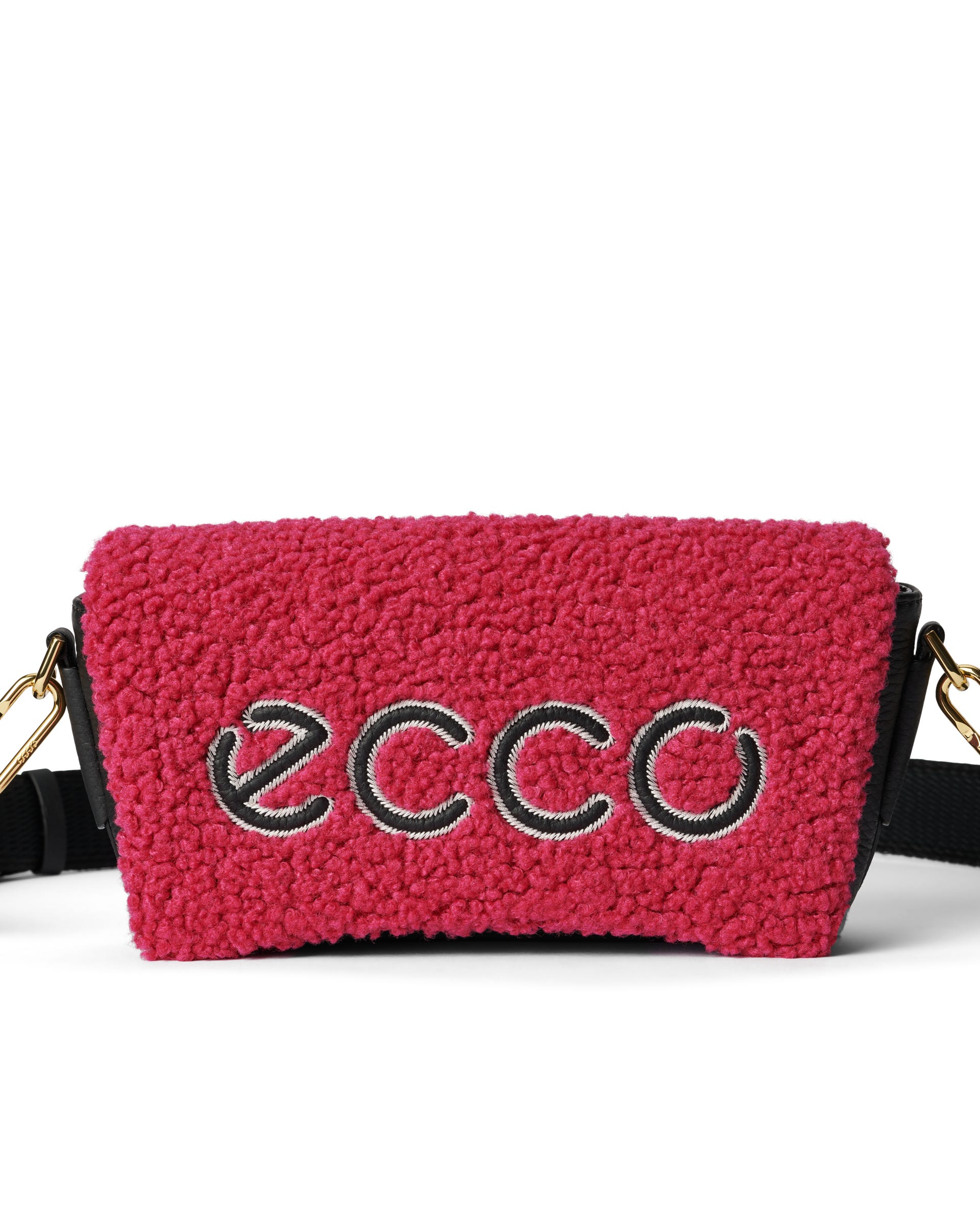 ECCO® Pinch Leather Crossbody Bag - Pink - Detail-2