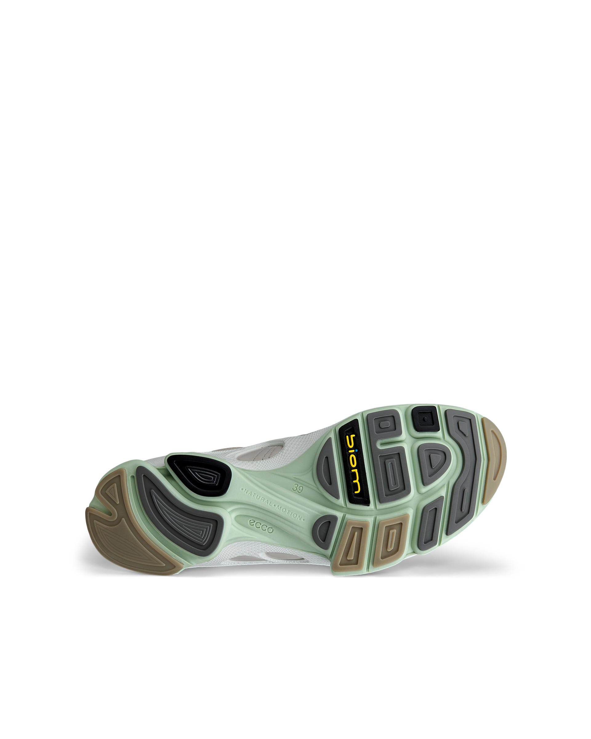 Women's ECCO® BIOM C Leather Sneaker - Grey - Sole