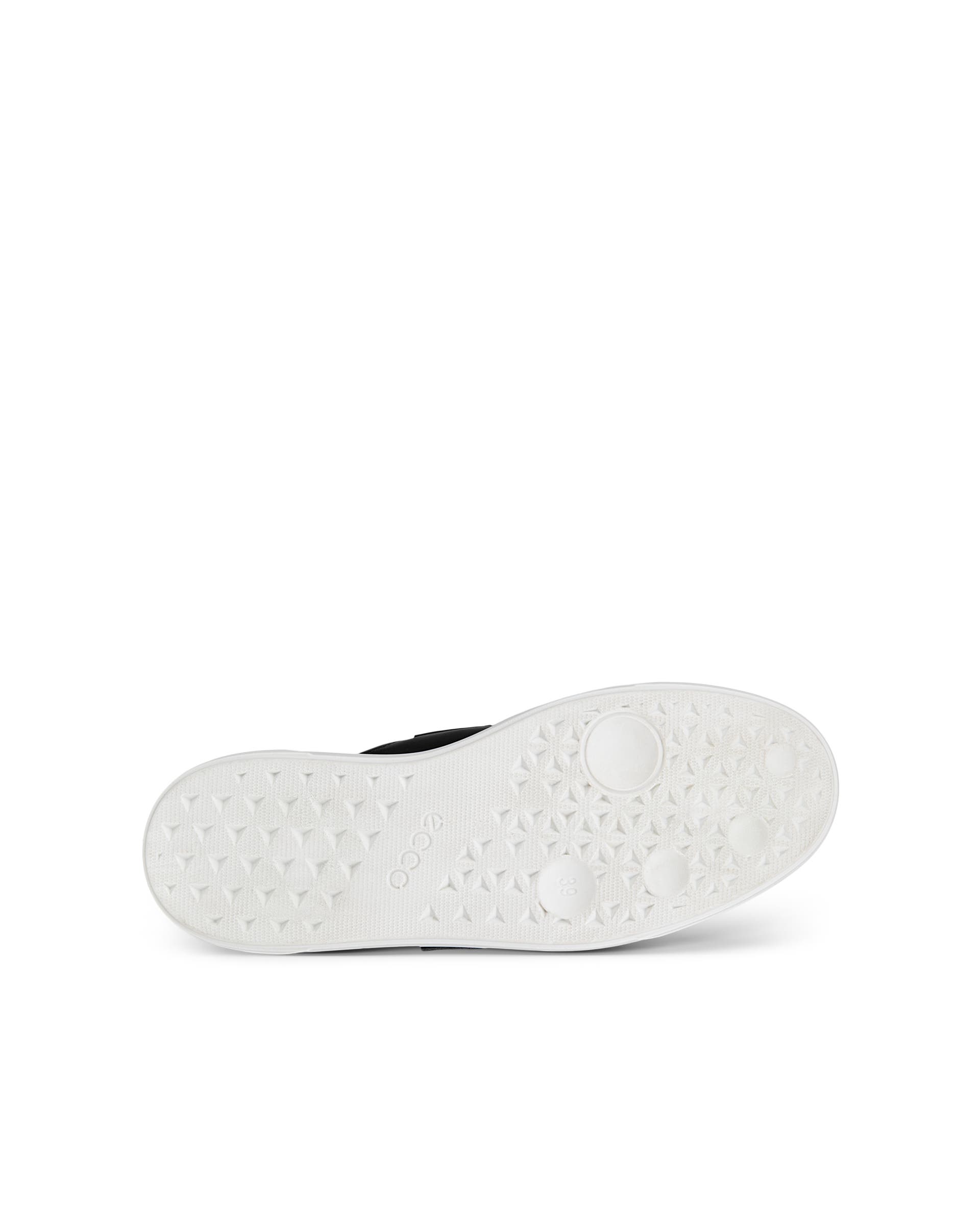 ECCO Street Platform ウィメンズ レザースニーカー - ブラック - Sole