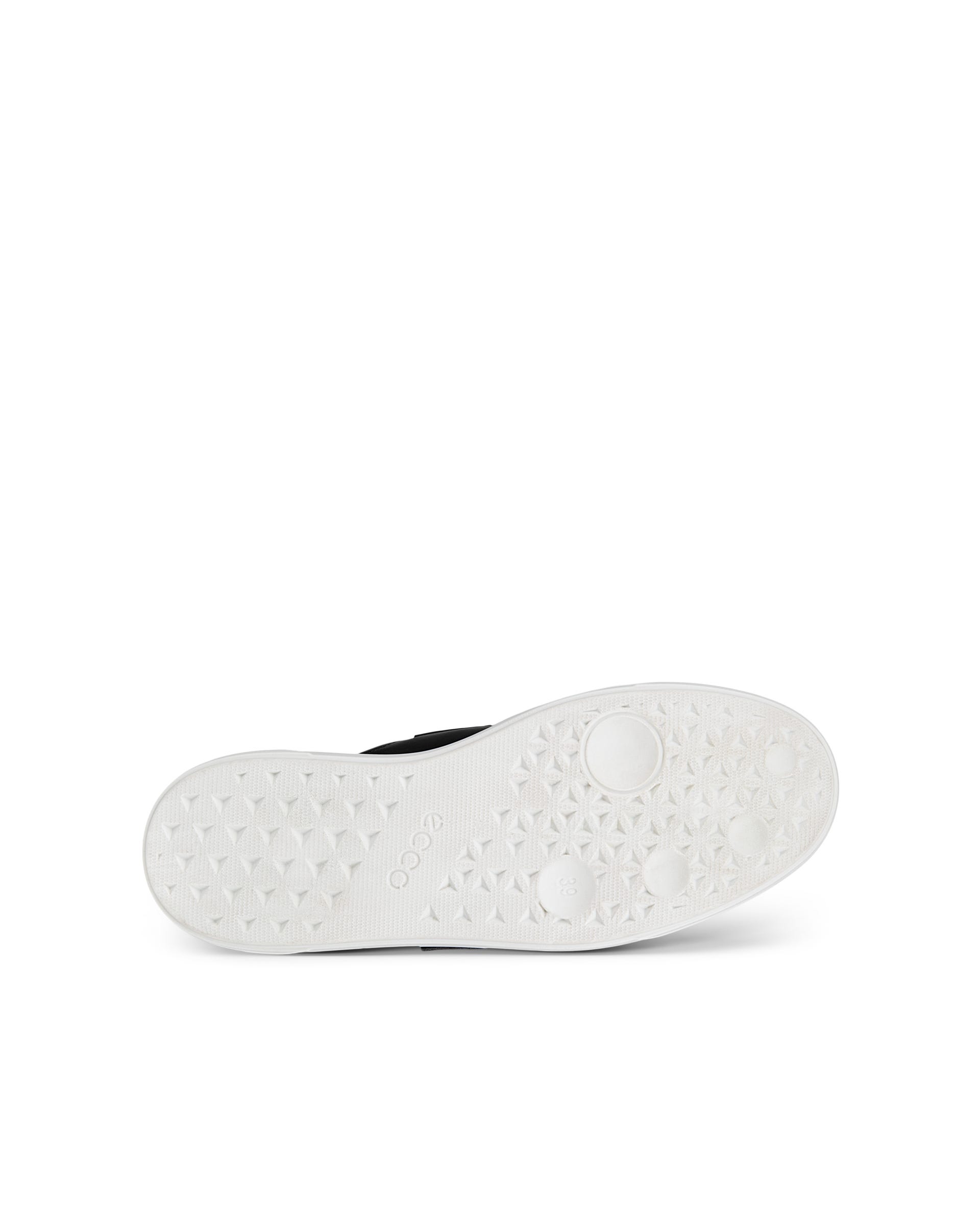 ECCO Street Platform ウィメンズ レザースニーカー - ブラック - Sole