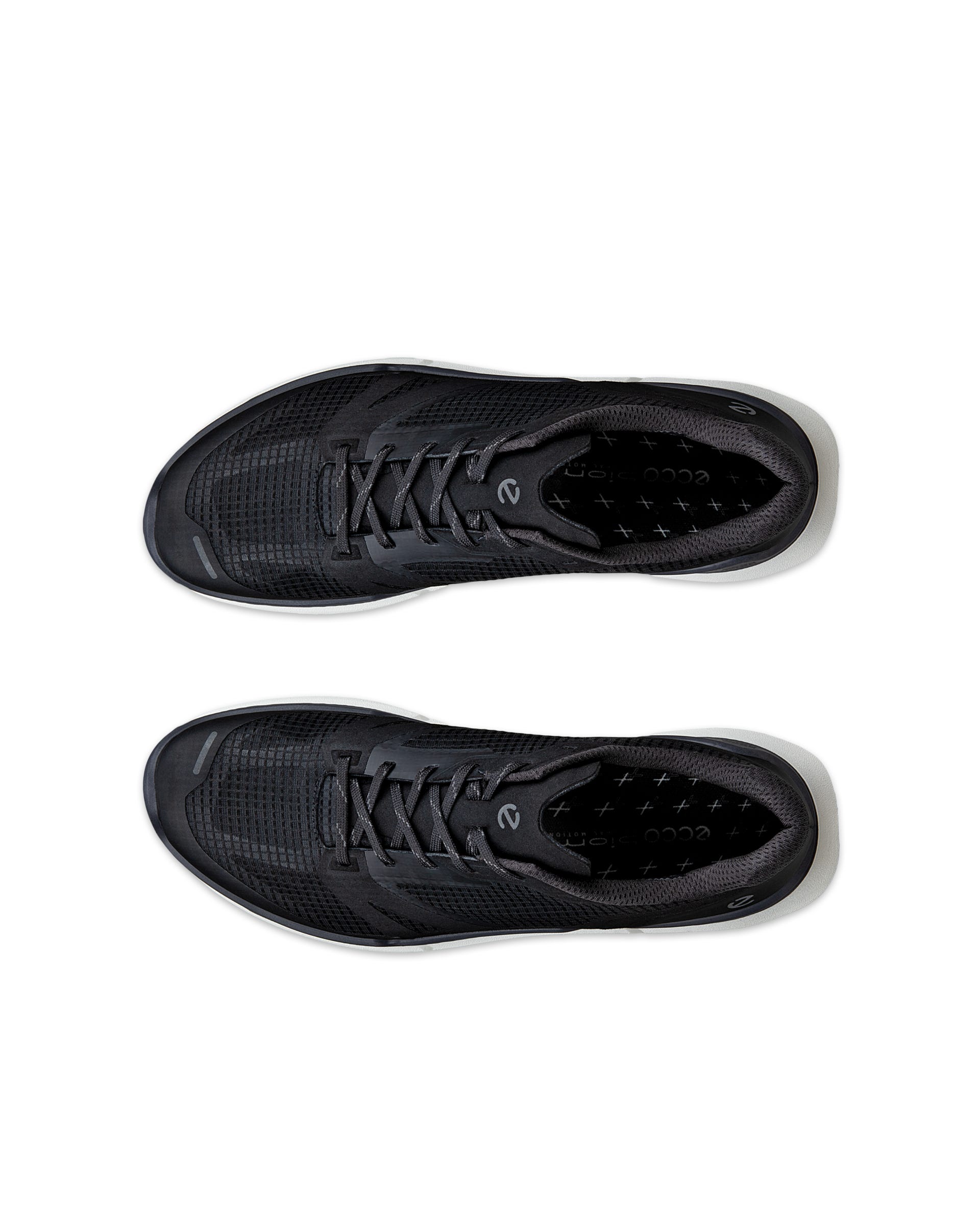 ECCO® BIOM 2.2 baskets en toile pour homme - Noir - Top left pair