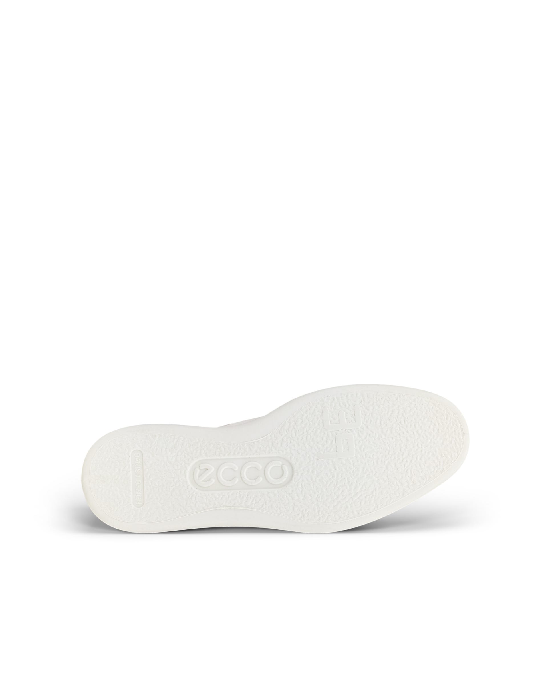 Women's ECCO® Minimalist Leather Lace-Up Shoe - White - Sole