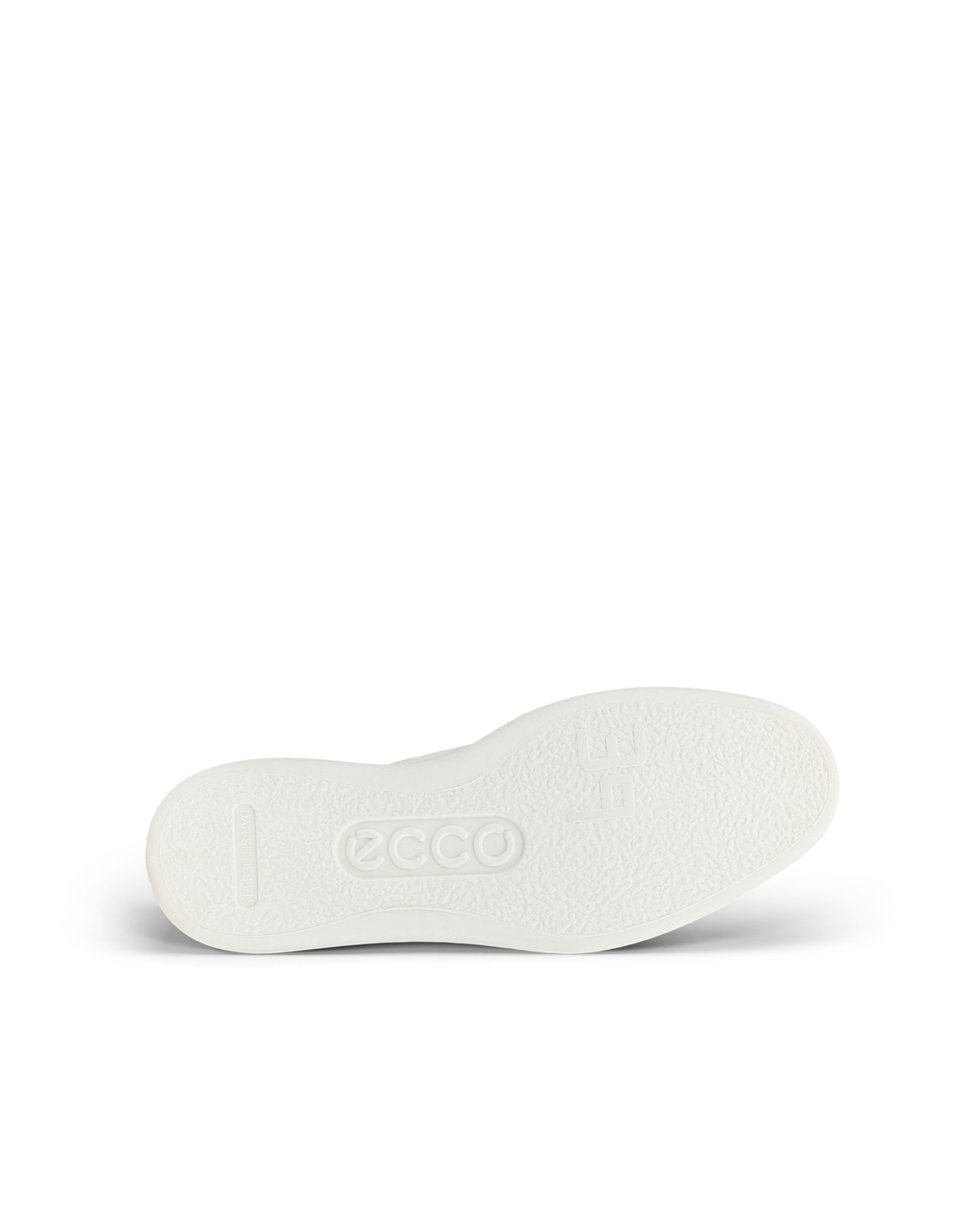 Women's ECCO® Minimalist Leather Lace-Up Shoe - White - Sole