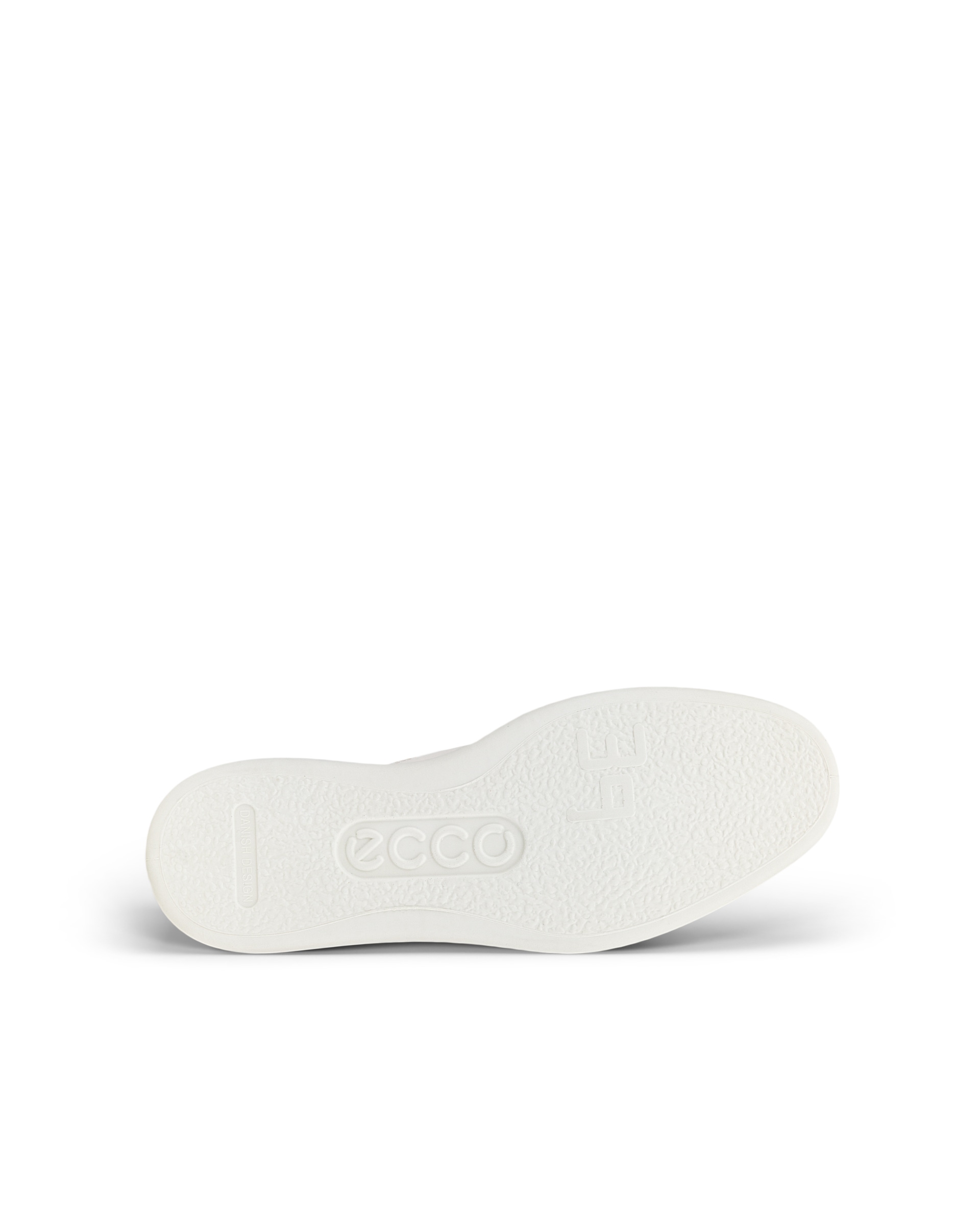 Women's ECCO® Minimalist Leather Lace-Up Shoe - White - Sole