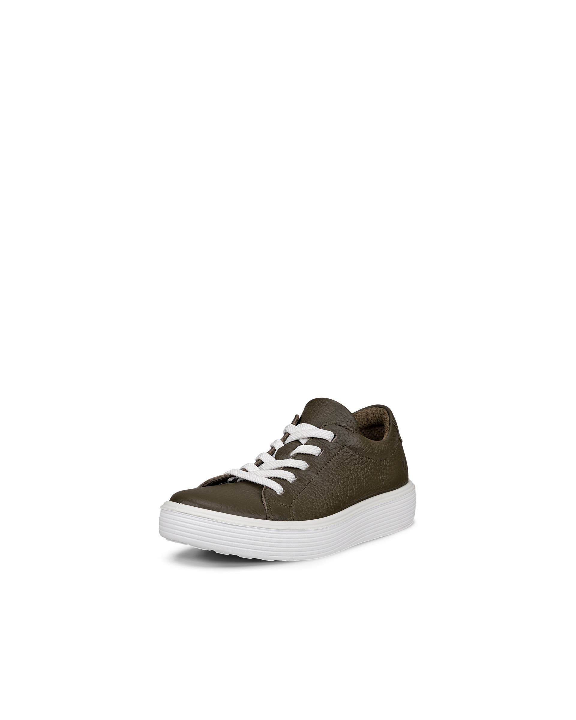 Kids' ECCO® Soft 60 Leather Shoe - Green - Main
