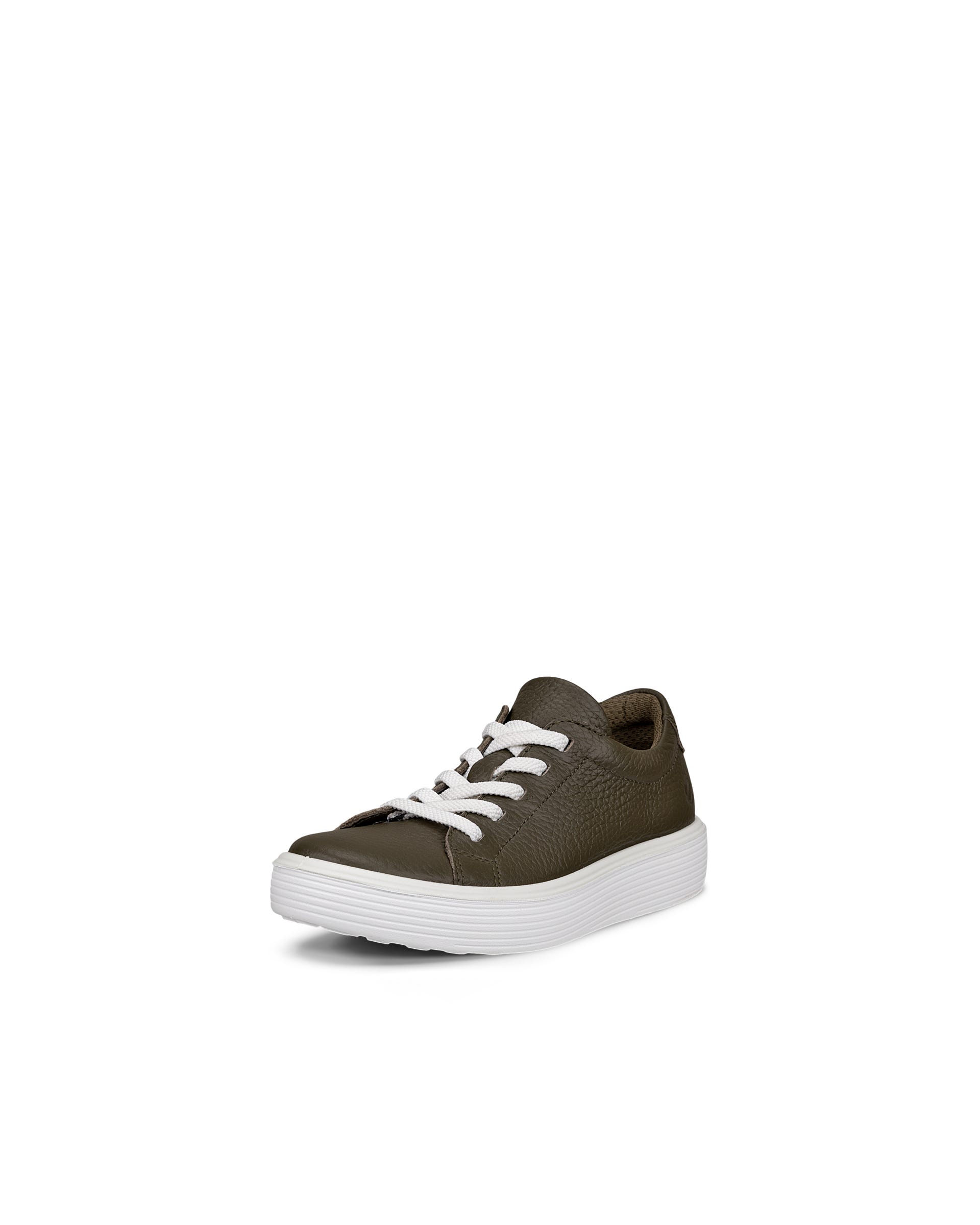 Kids' ECCO® Soft 60 Leather Shoe - Green - Main