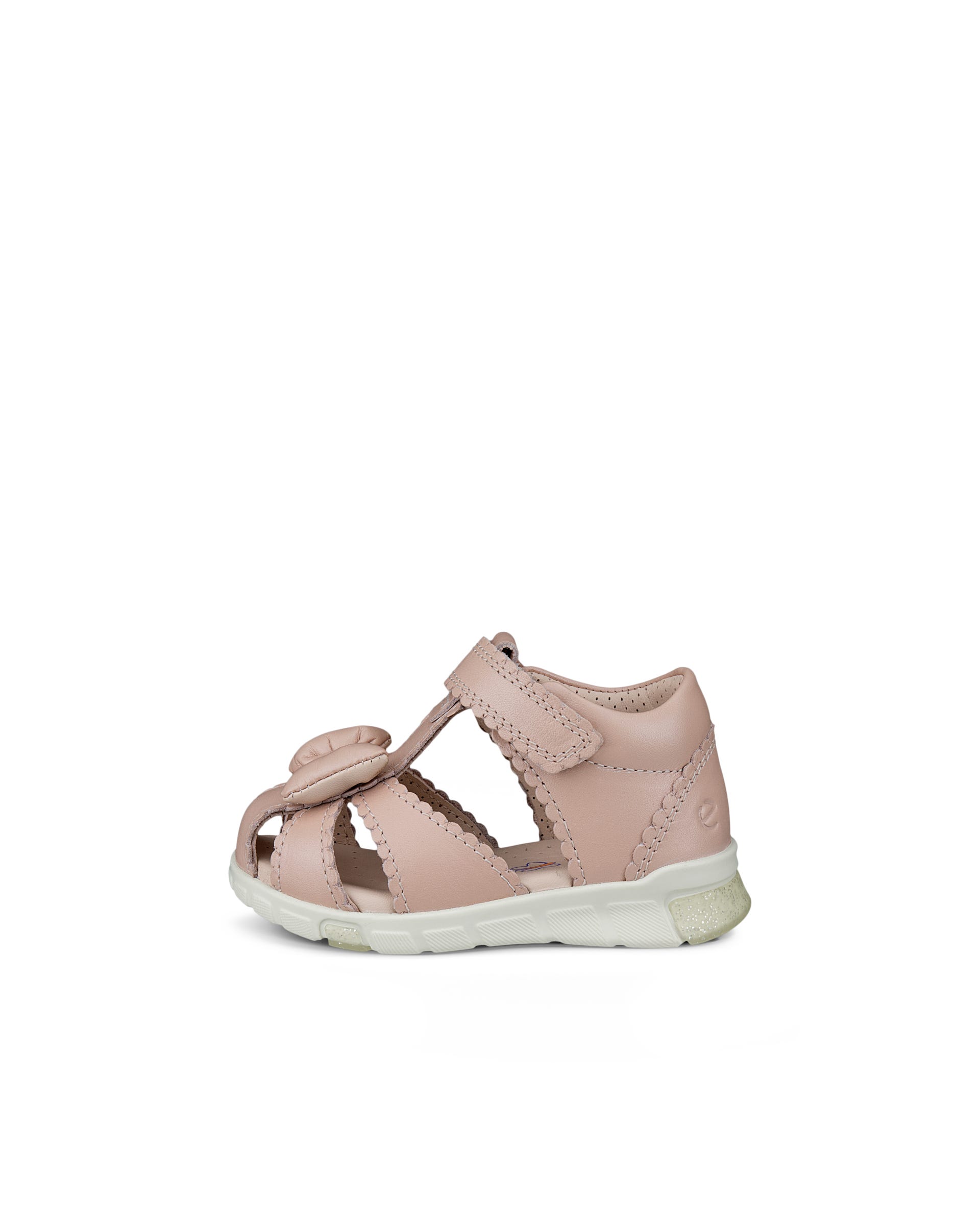 ECCO® MINI STRIDE SANDAL sailor sandaler i læder til børn - Pink - Outside
