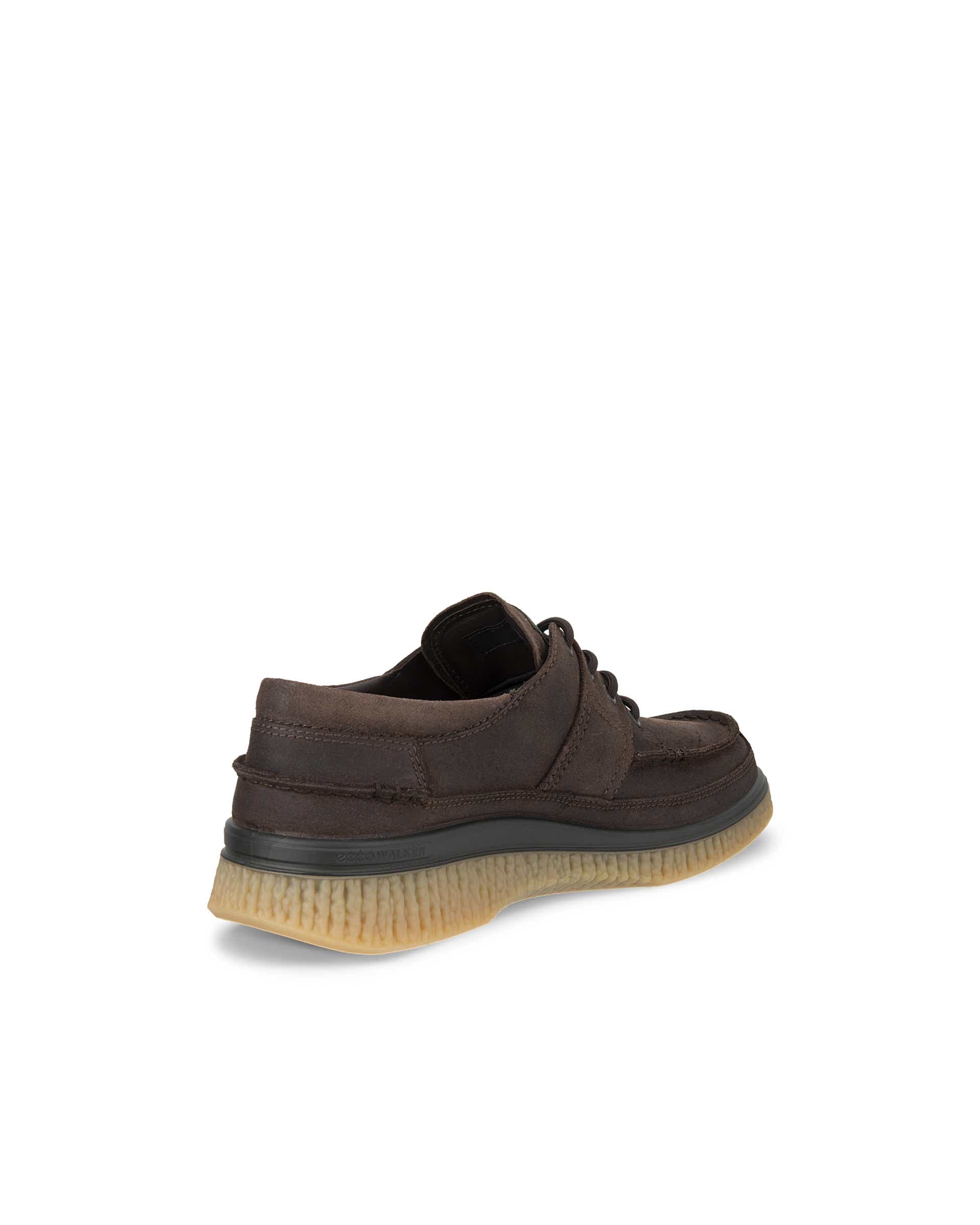 ECCO® WALKER 3.0 sko i ruskind med mokkasintå til herrer - Brun - Back