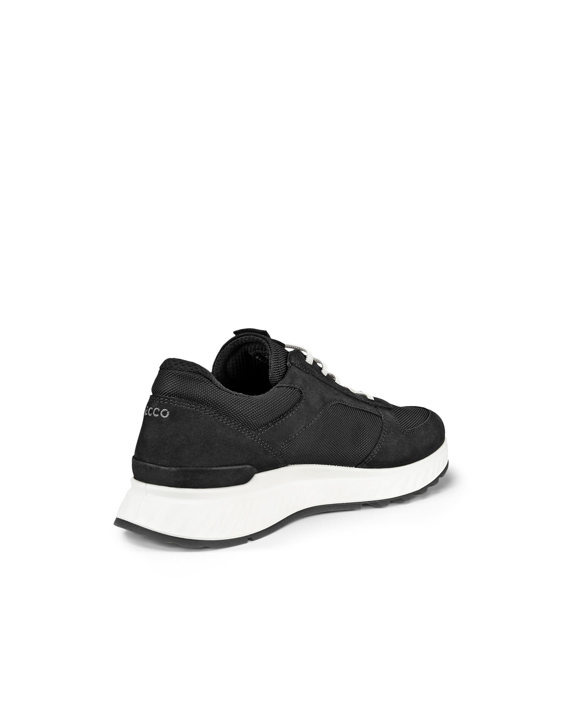 ECCO® Exostride baskets de plein air en nubuck pour femme - Noir - Back