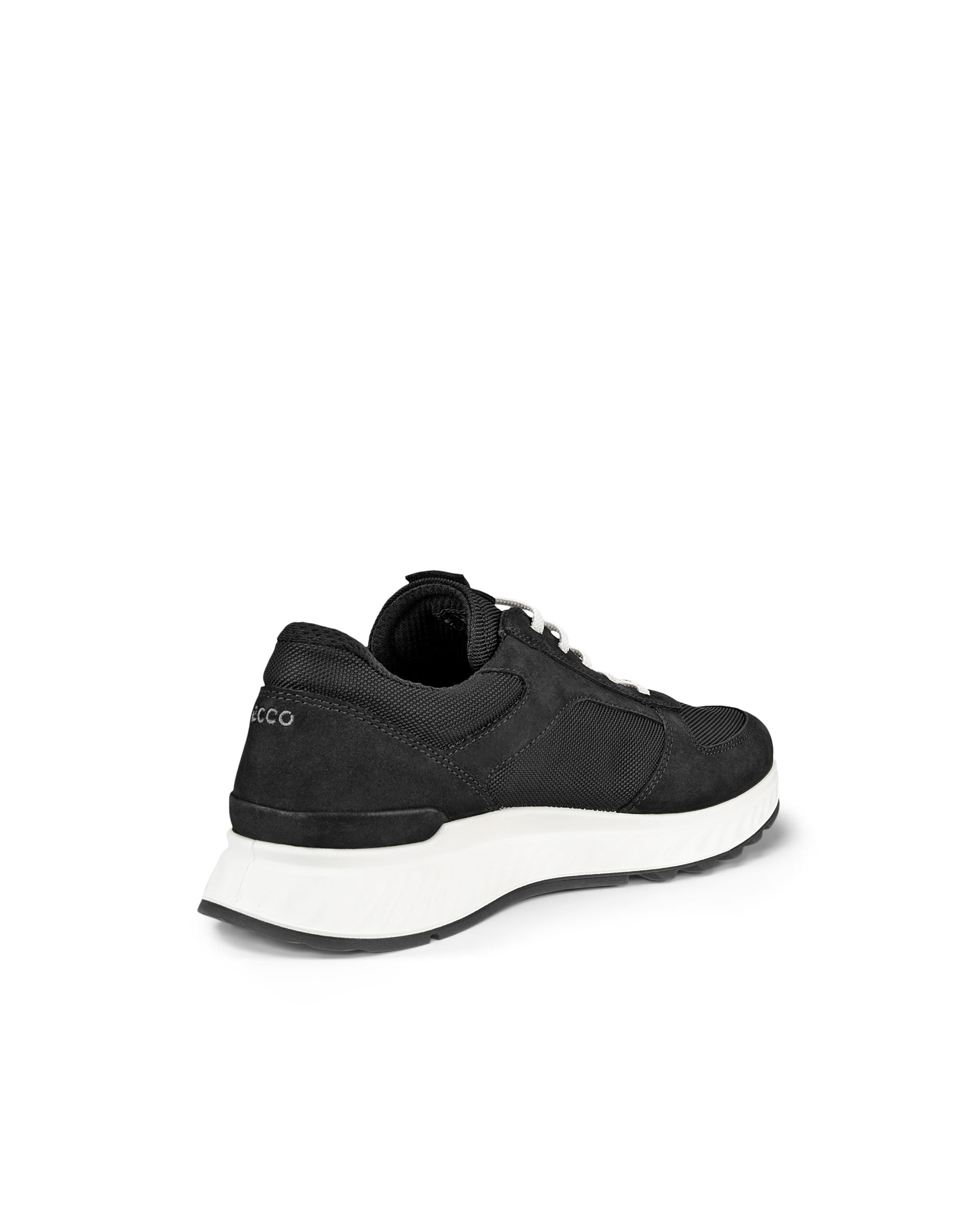 ECCO® Exostride baskets de plein air en nubuck pour femme - Noir - Back