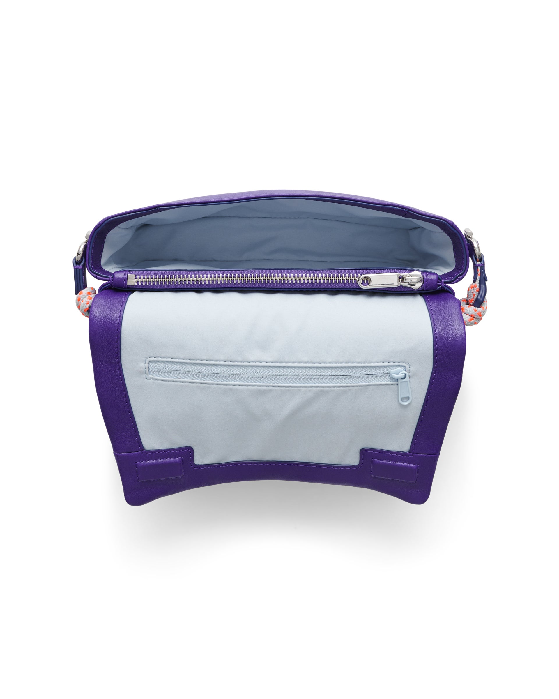 Sac à bandoulière moyen en cuir ECCO® Pinch Soft - Violet - Birdeye