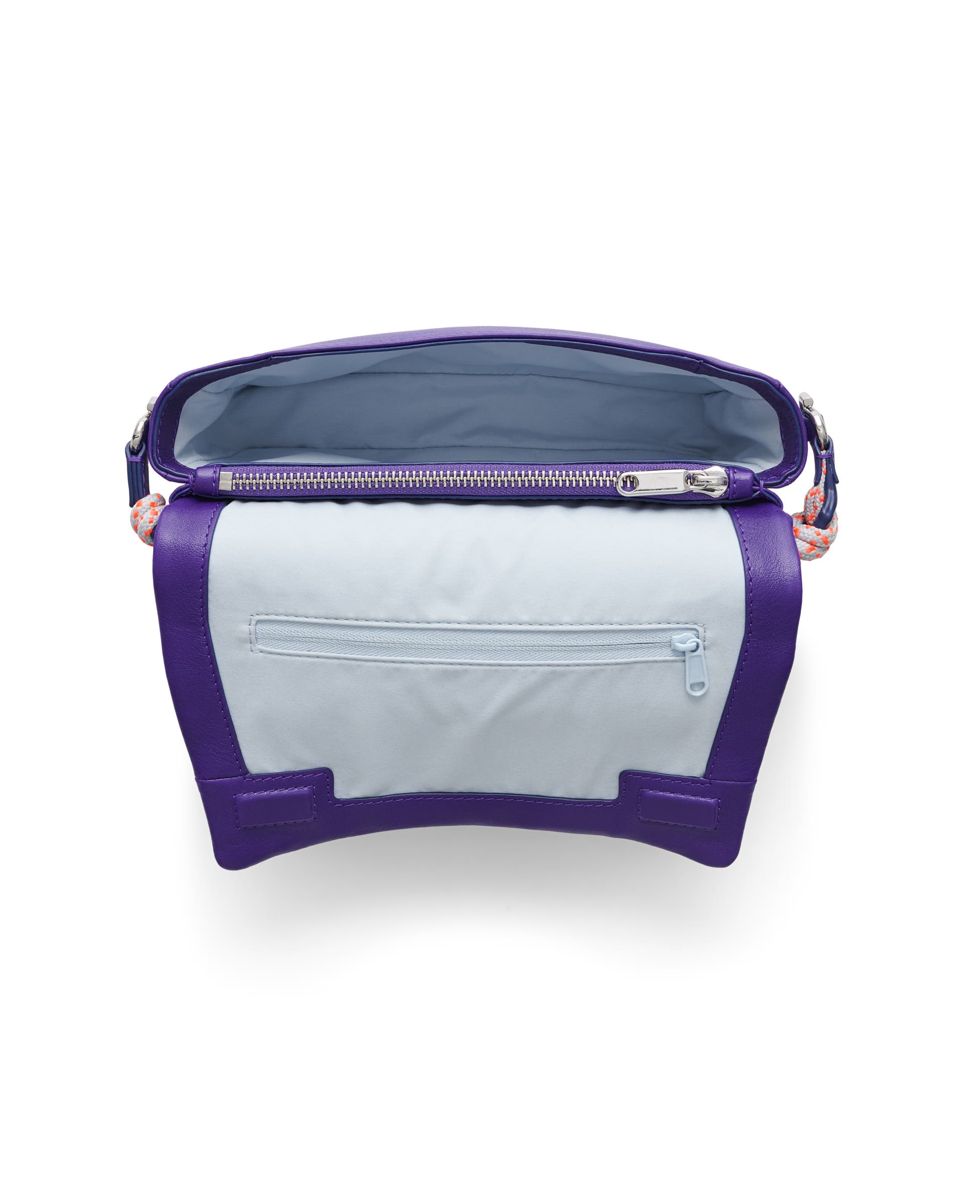 ECCO® Pinch Medium Soft Smooth Leather Shoulder Bag - Purple - Birdeye