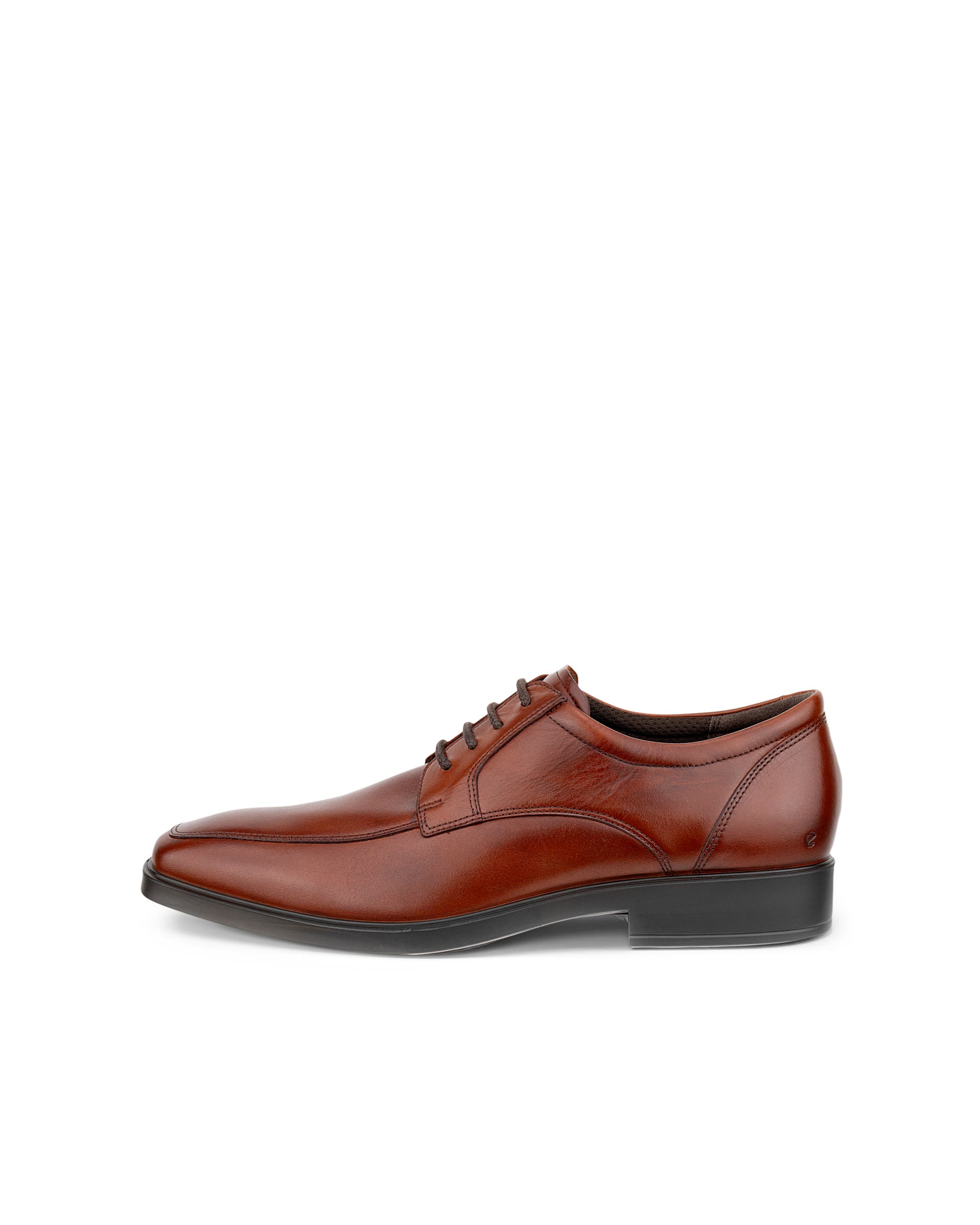 Men's ECCO® Metropole Milan Leather Derby Shoe - Brown - Outside