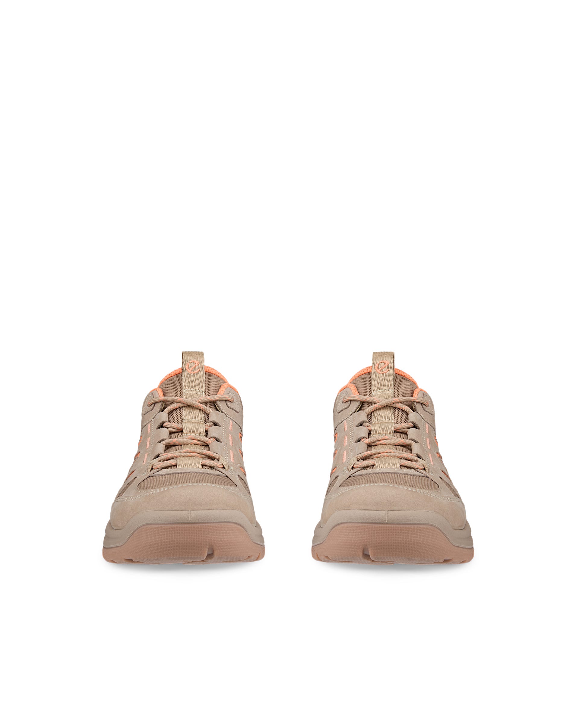 ECCO Offroad ウィメンズ ヌバックアウトドアシューズ - ベージュ - Front pair