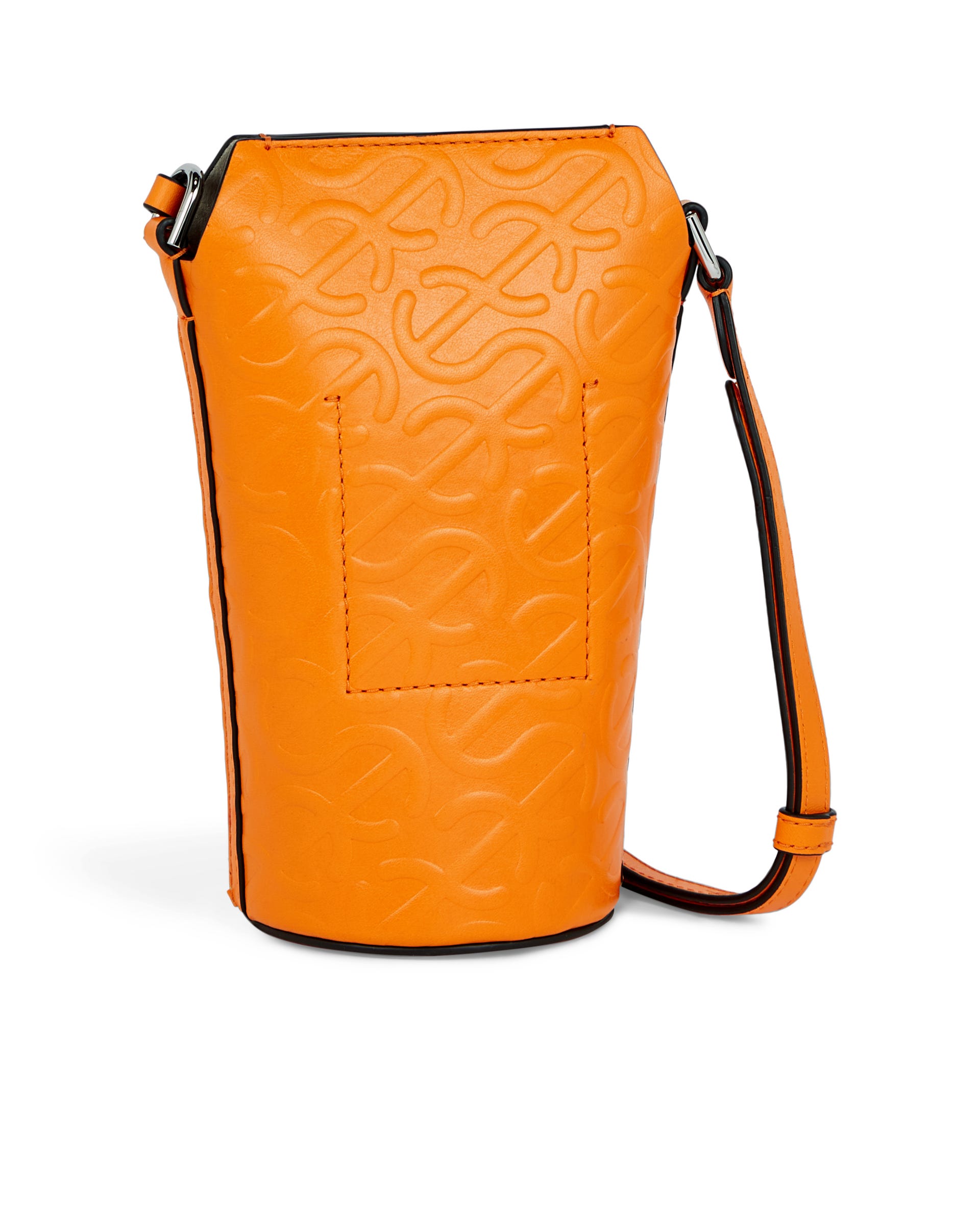 ECCO® Wave Pot Leather Crossbody Bag - Orange - Back