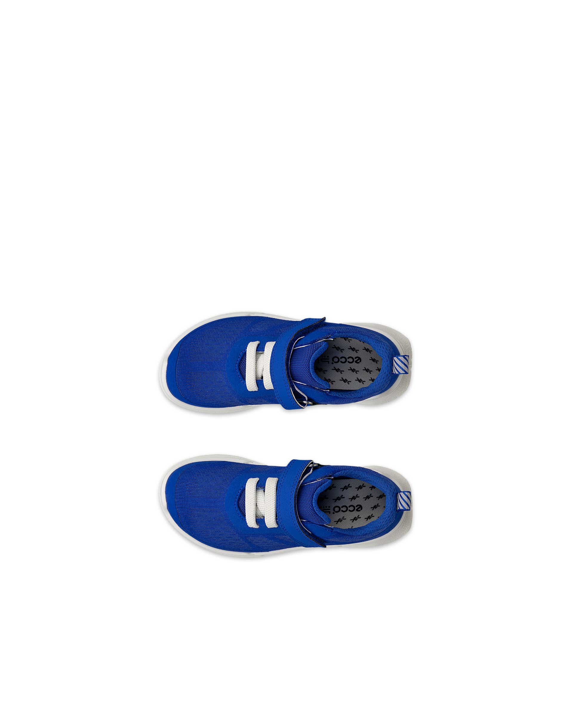 Dětské textilní outdoorové tenisky ECCO® BIOM 2.2 - Modrá - Top left pair