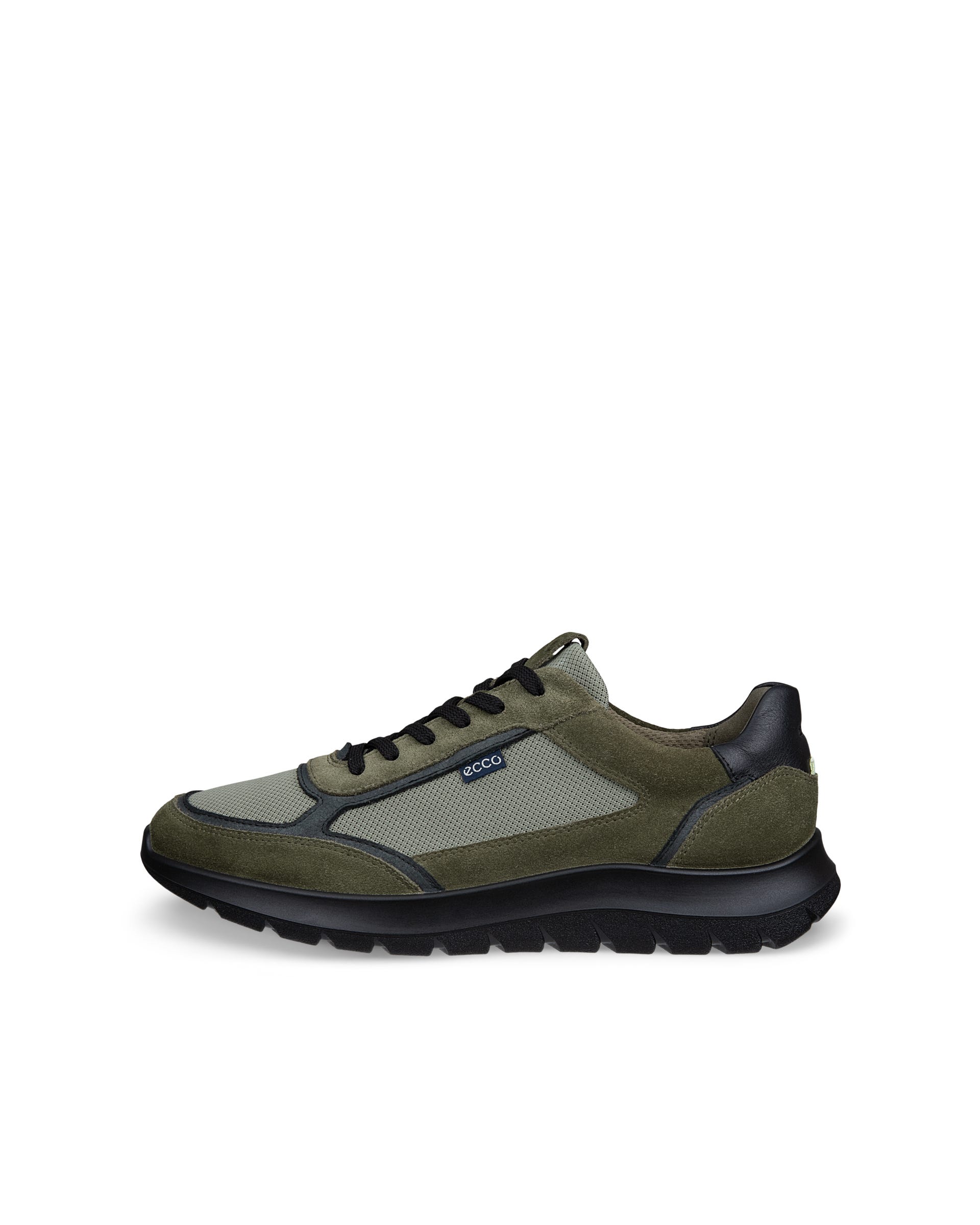 ECCO® CITY STRIDE sneakers i læder til herrer - Grøn - Outside