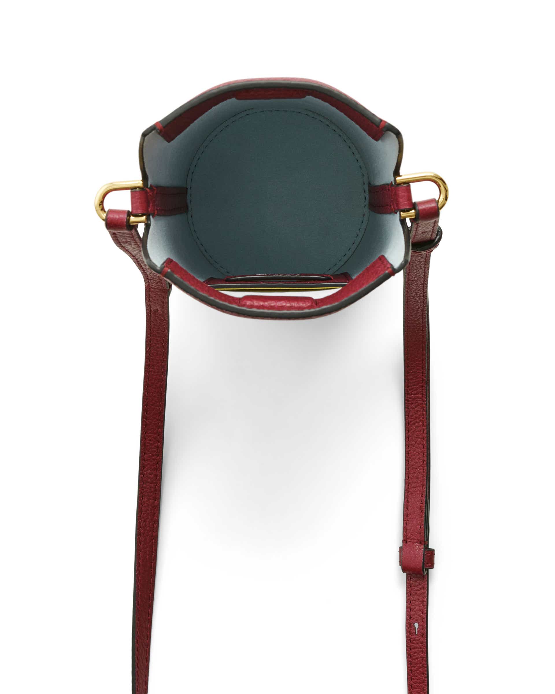 ECCO® Pot Bag kožna torba preko ramena - Crvena - Birdeye