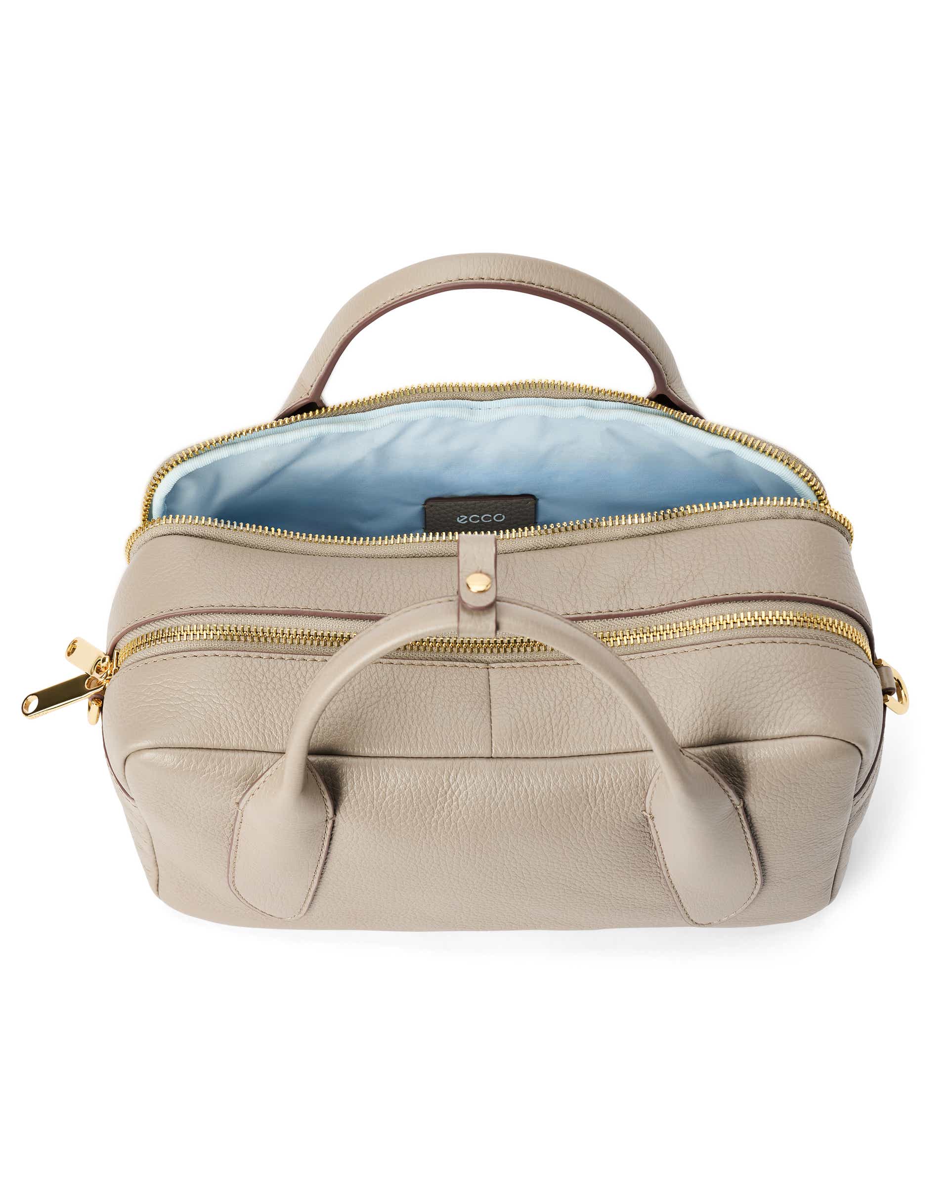 ECCO Bowling Bag M - Beige - Inside