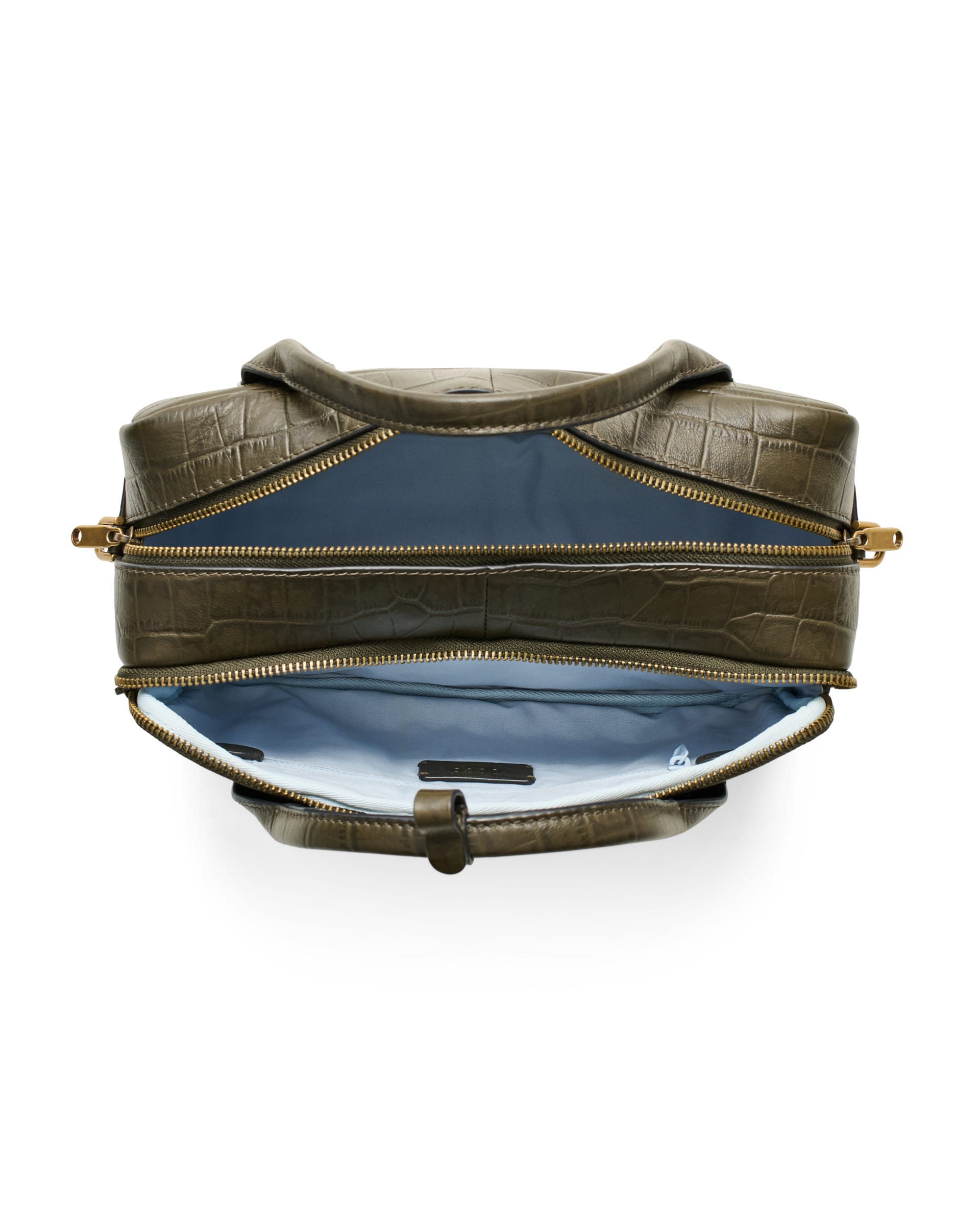 ECCO Bowling Bag レザーハンドバッグ - グリーン - Main