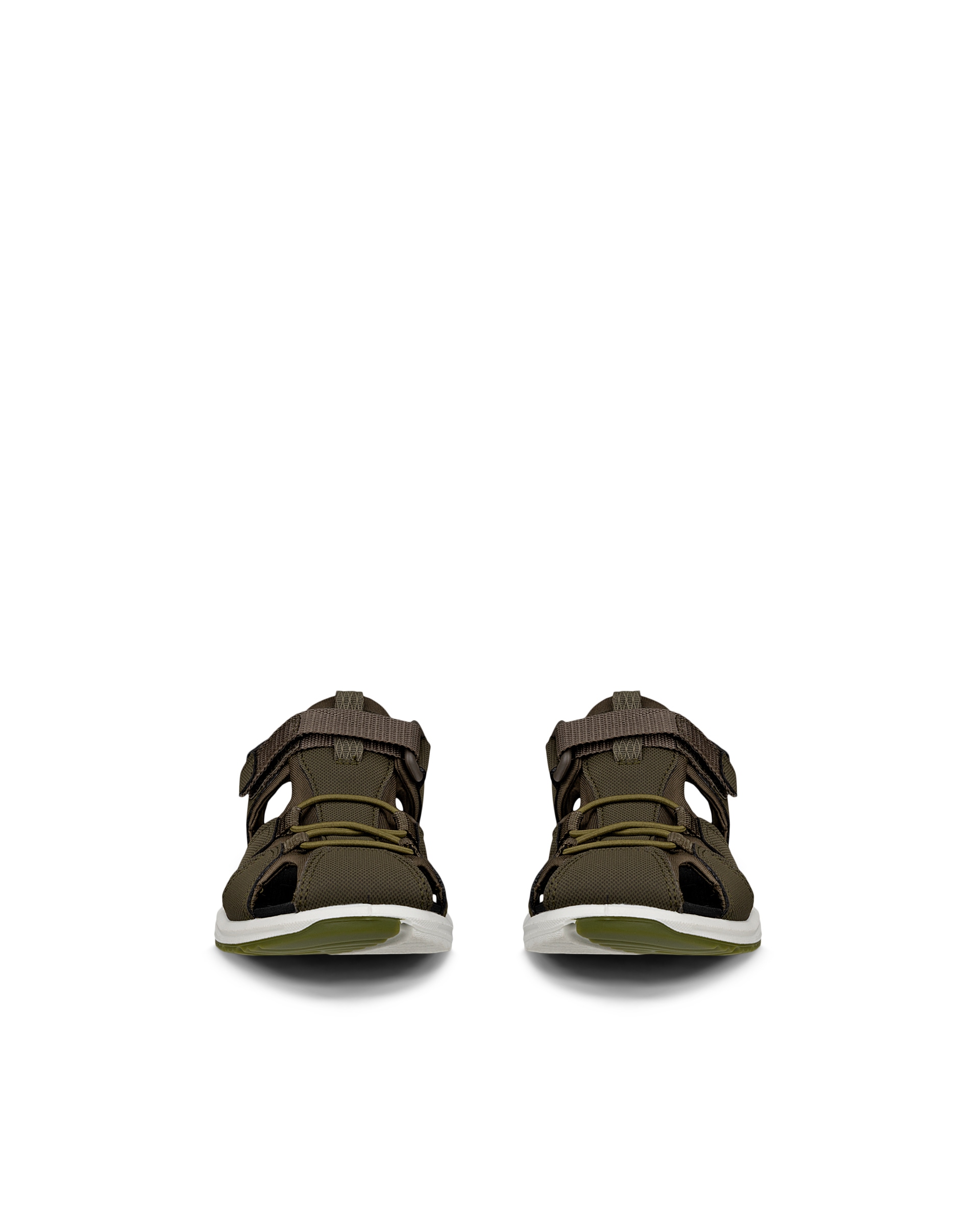 Dětské sandály s uzavřenou špičkou ECCO® X-Trinsic - Zelená - Front pair