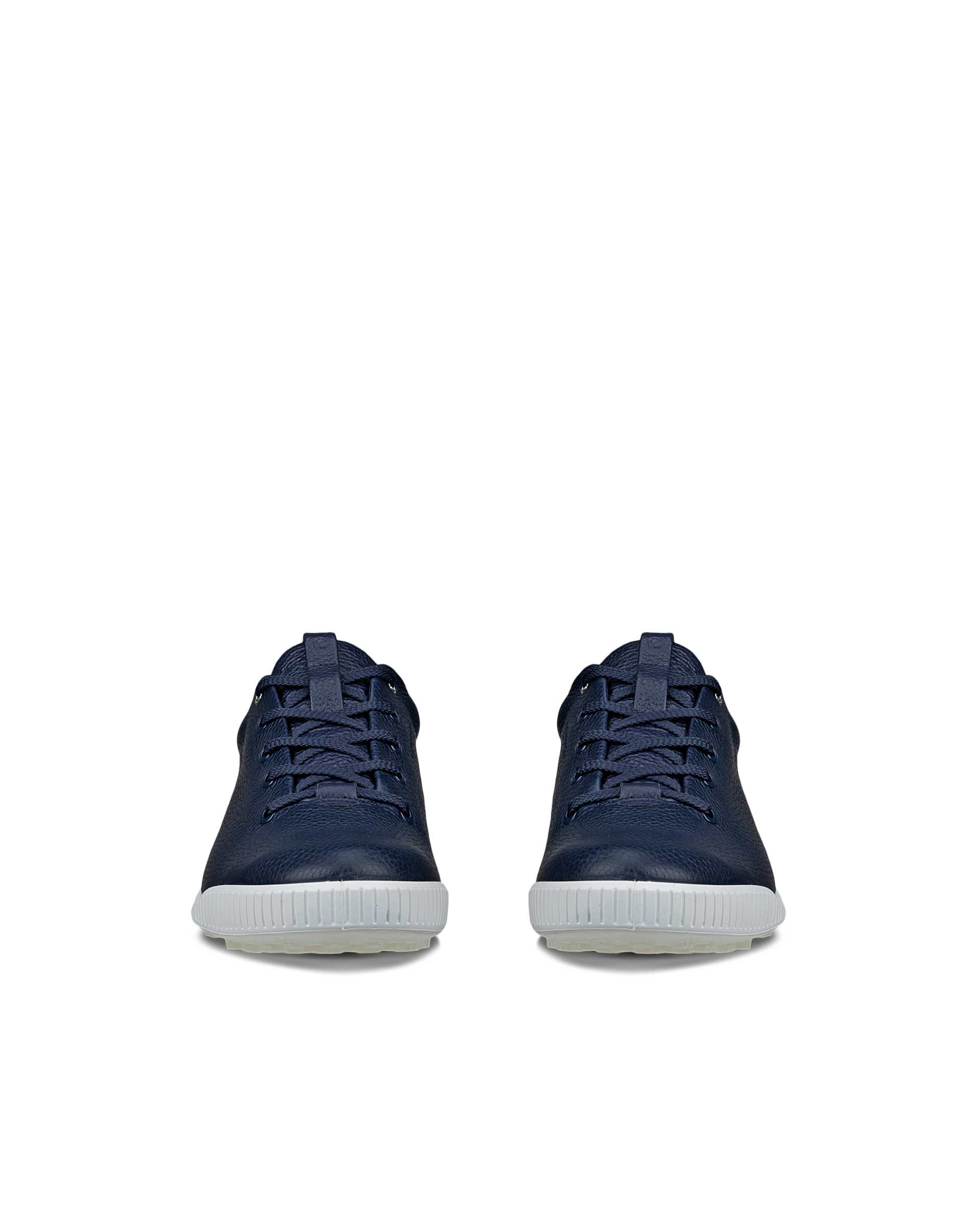ECCO Golf Street Retro Hybrid Men メンズ レザーウォータープルーフゴルフシューズ - ブルー - Front pair