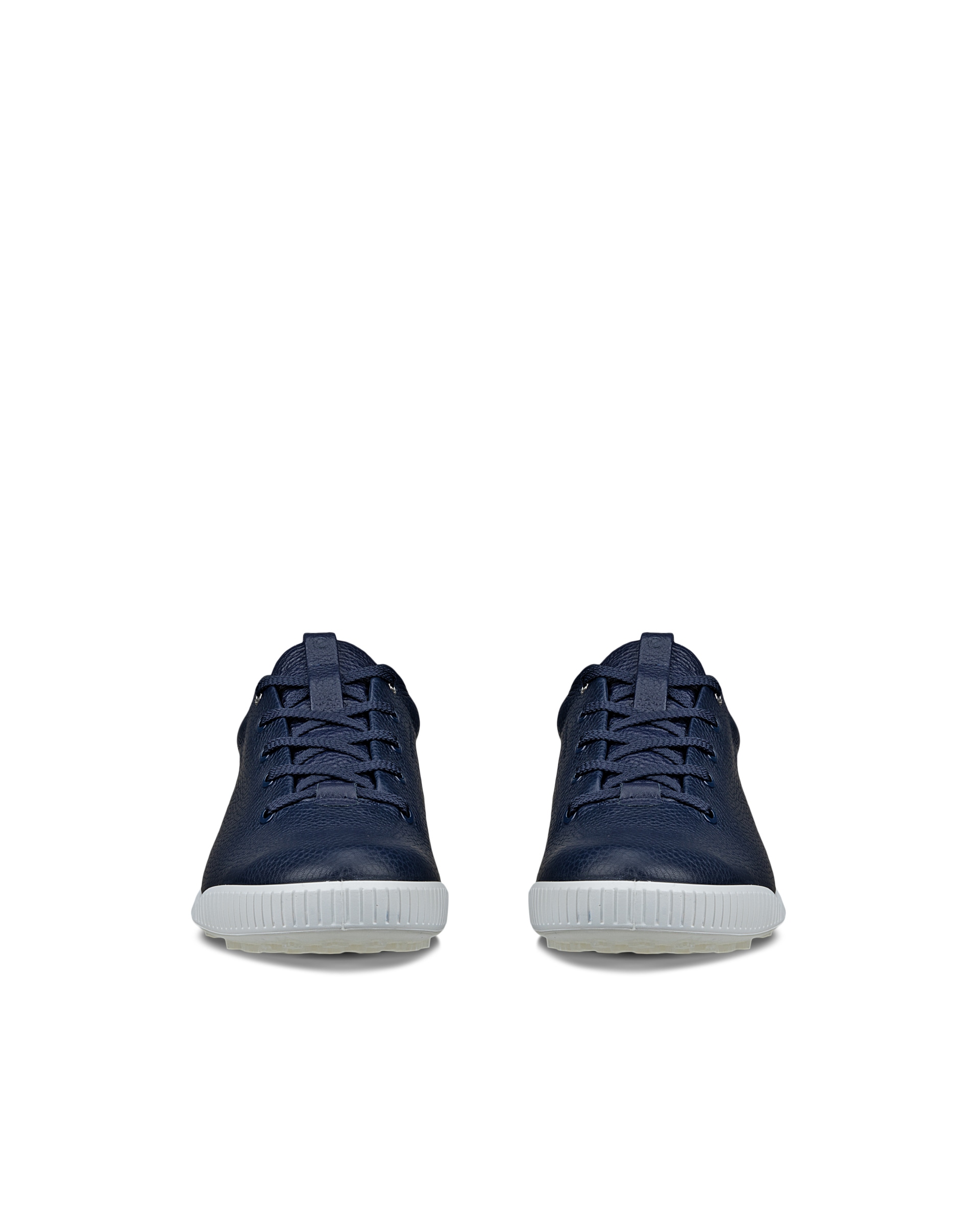 ECCO Golf Street Retro Hybrid Men メンズ レザーウォータープルーフゴルフシューズ - ブルー - Front pair